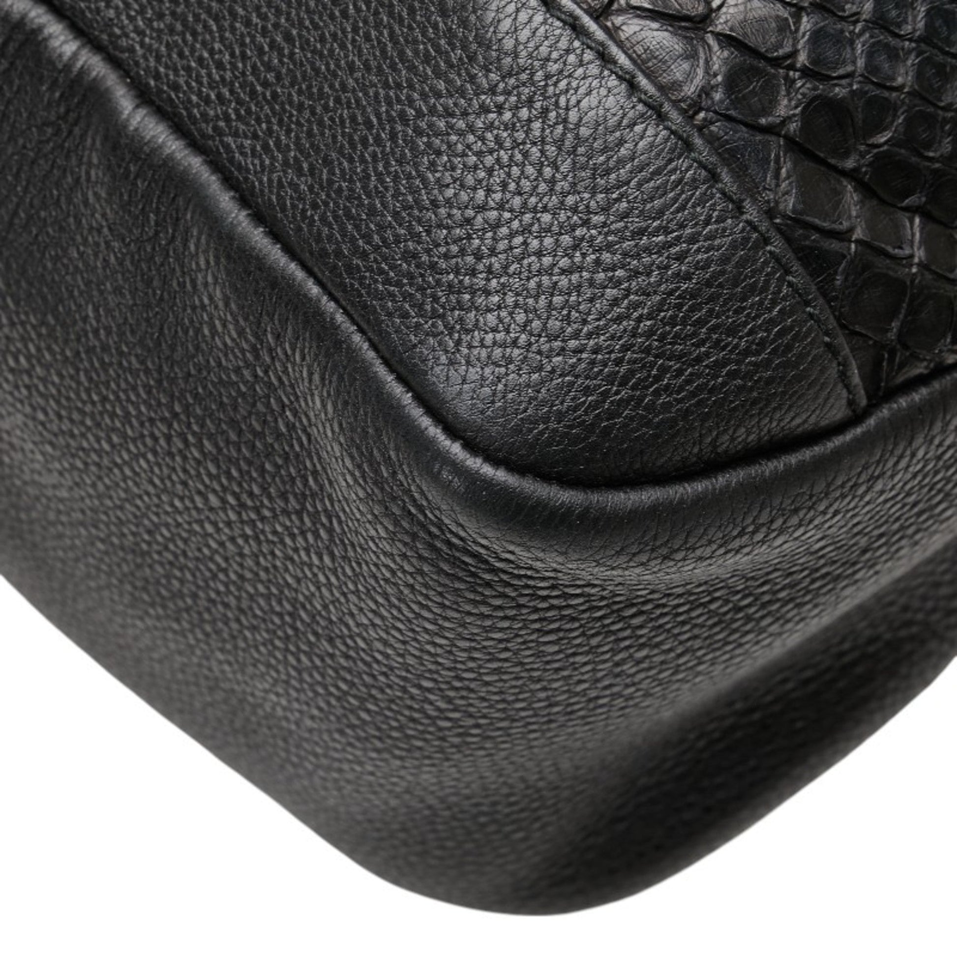 Gucci Black Leather Shoulder Bag Tote Bag
