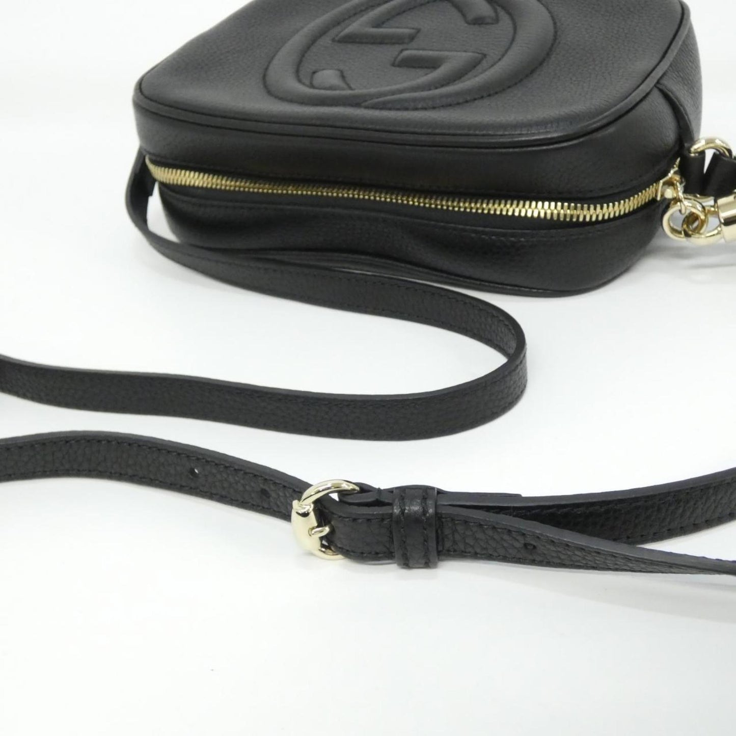 Gucci Black Leather Shoulder Bag