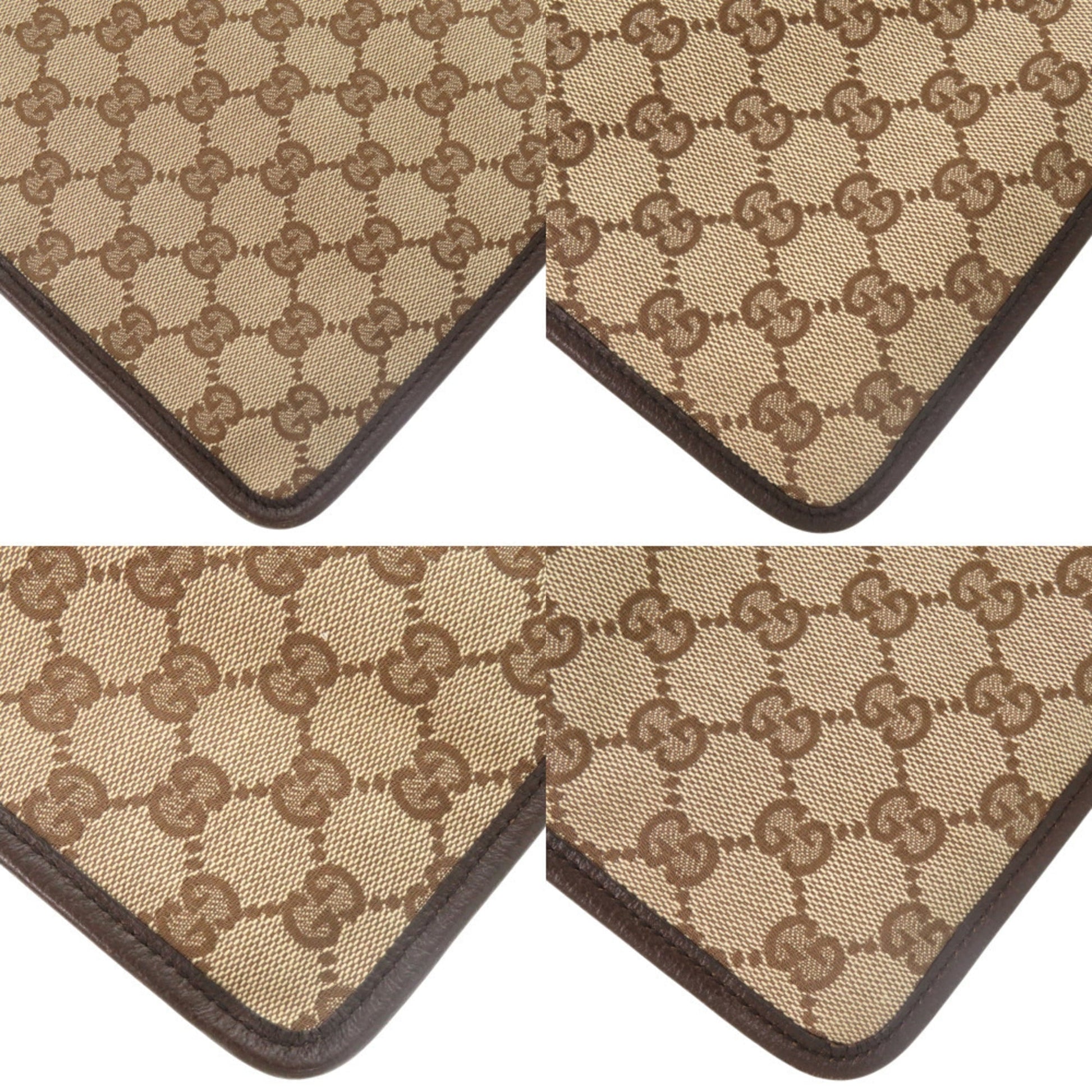 Gucci Brown Green Red Color Gg Canvas Leather Messenger Bag Sling Bag