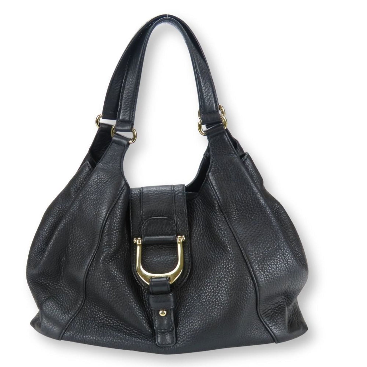 Gucci Black Leather Tote Bag