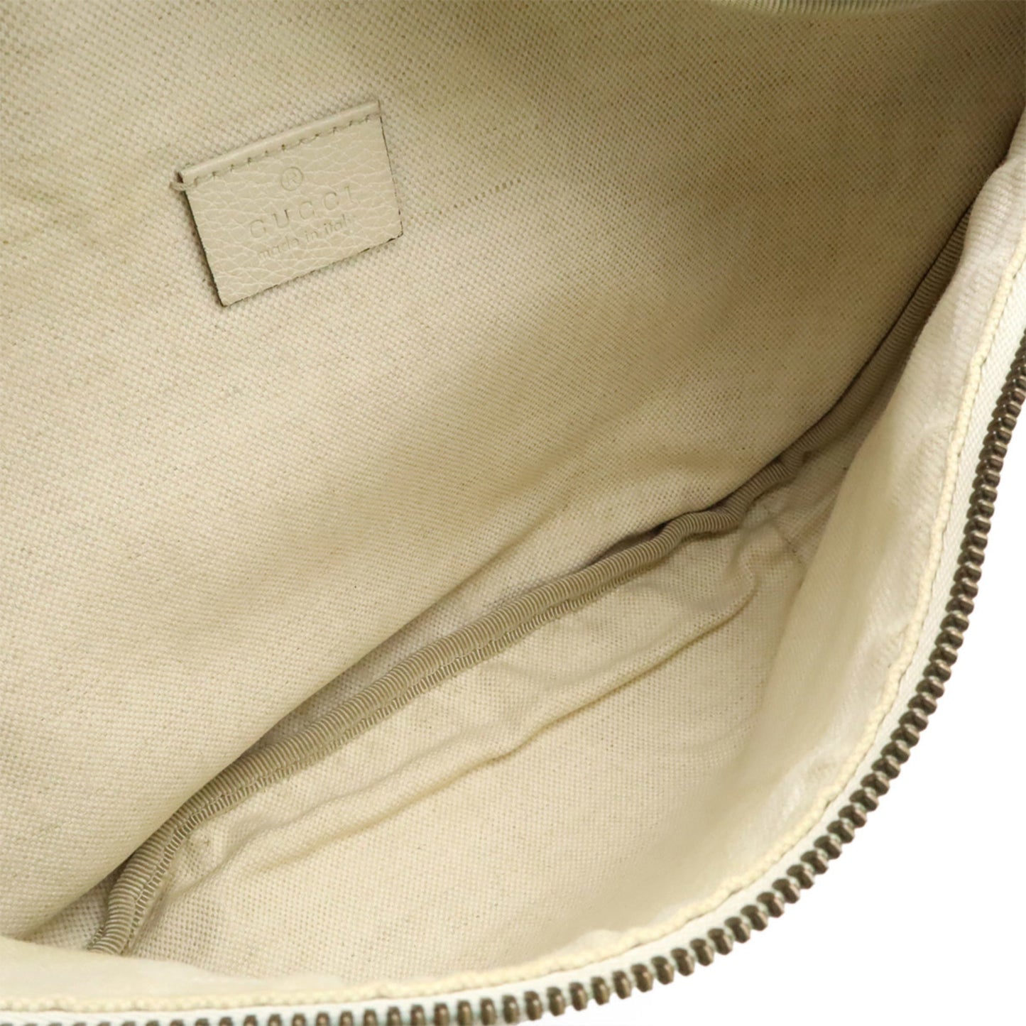 Gucci Green Ivory Red Color Leather Fanny Pack