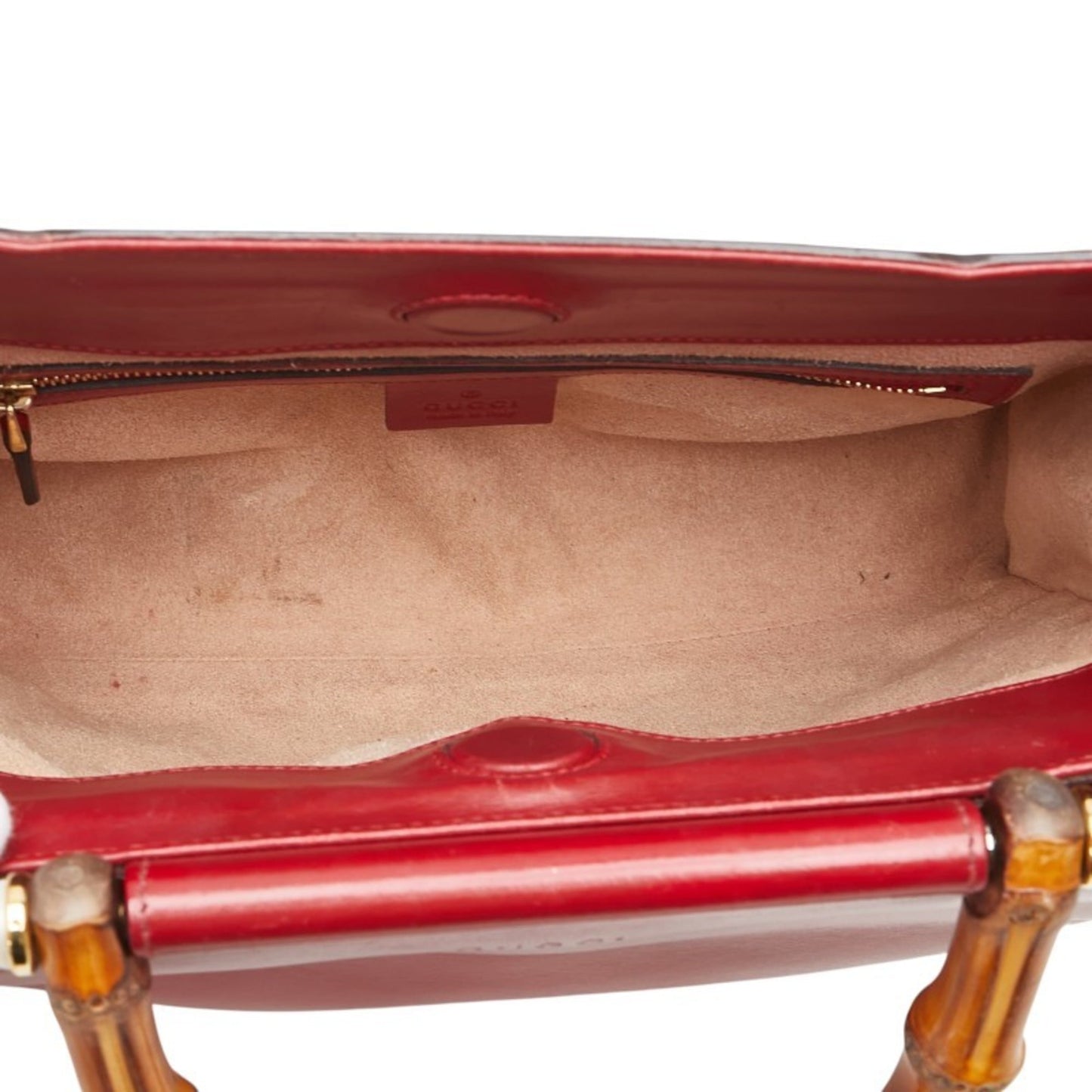 Gucci Red Color Leather Handbag Shoulder Bag