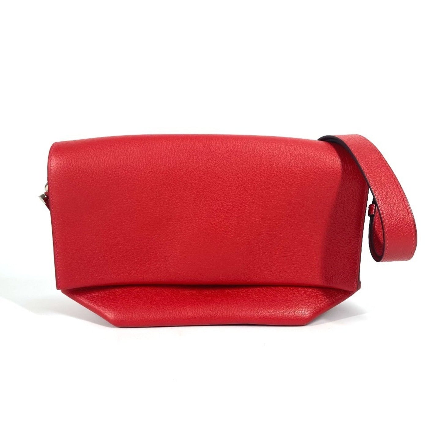 Hermes Color Pochette Shoulder Bag Red Pink