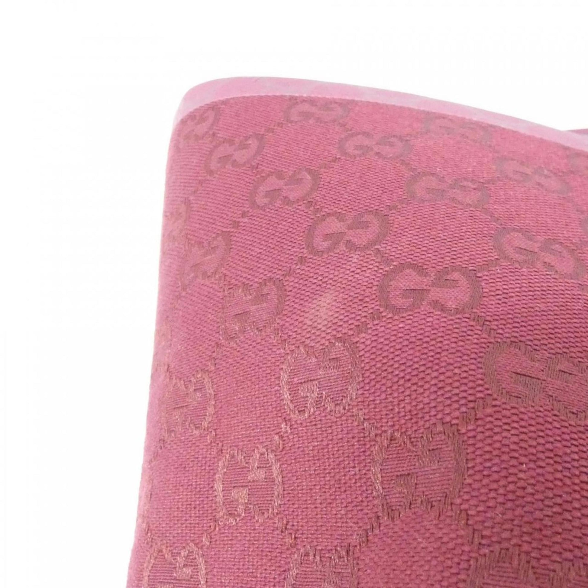 Gucci Bordeaux Red Color Gg Canvas Handbag