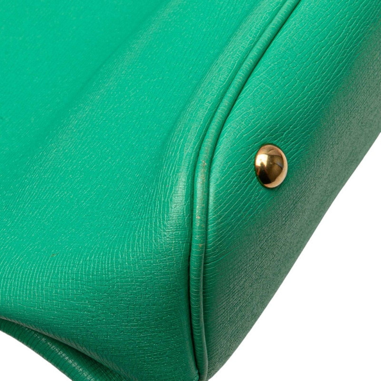 Gucci Green Leather Handbag Shoulder Bag