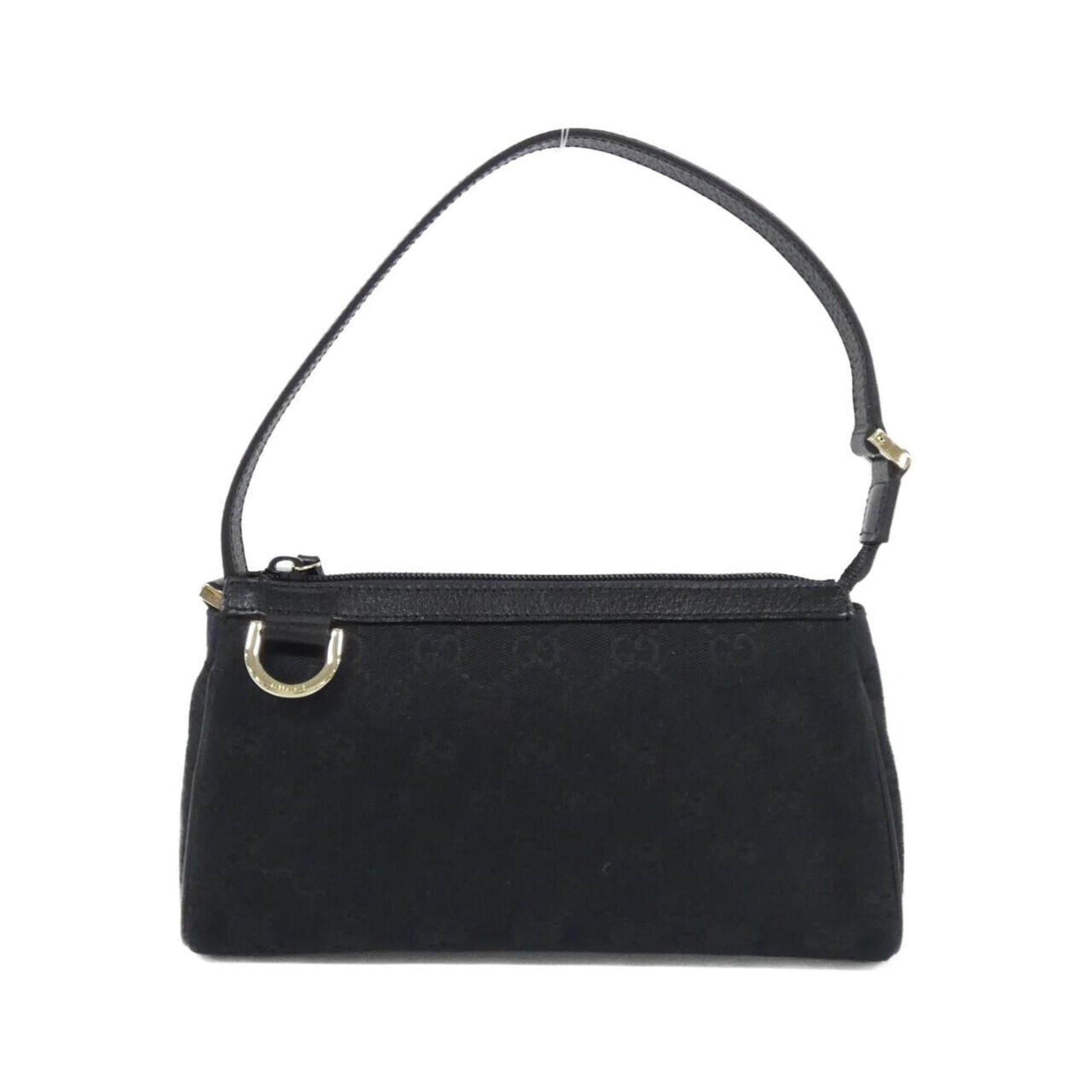 Gucci Gg Canvas Black Gg Canvas Shoulder Bag