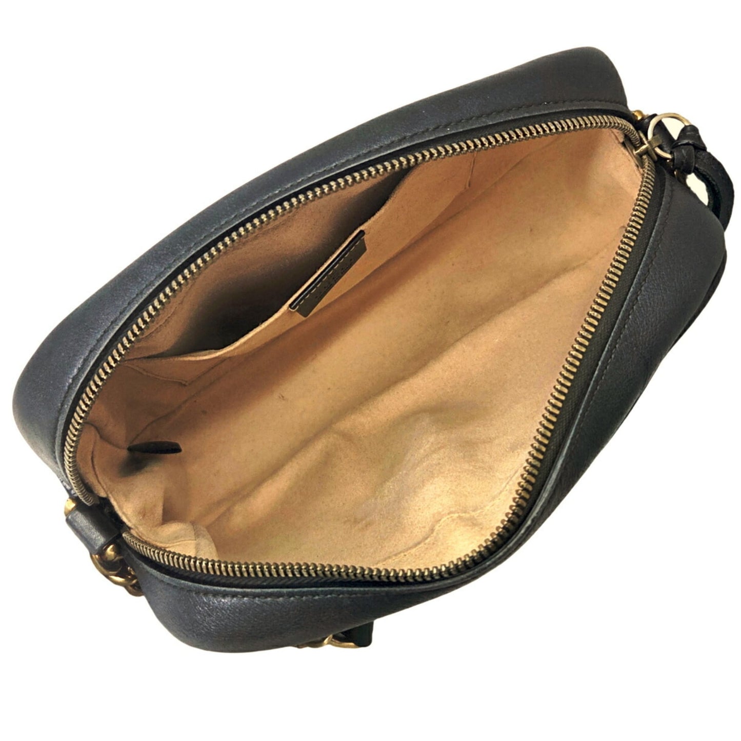 Gucci Black Leather Shoulder Bag