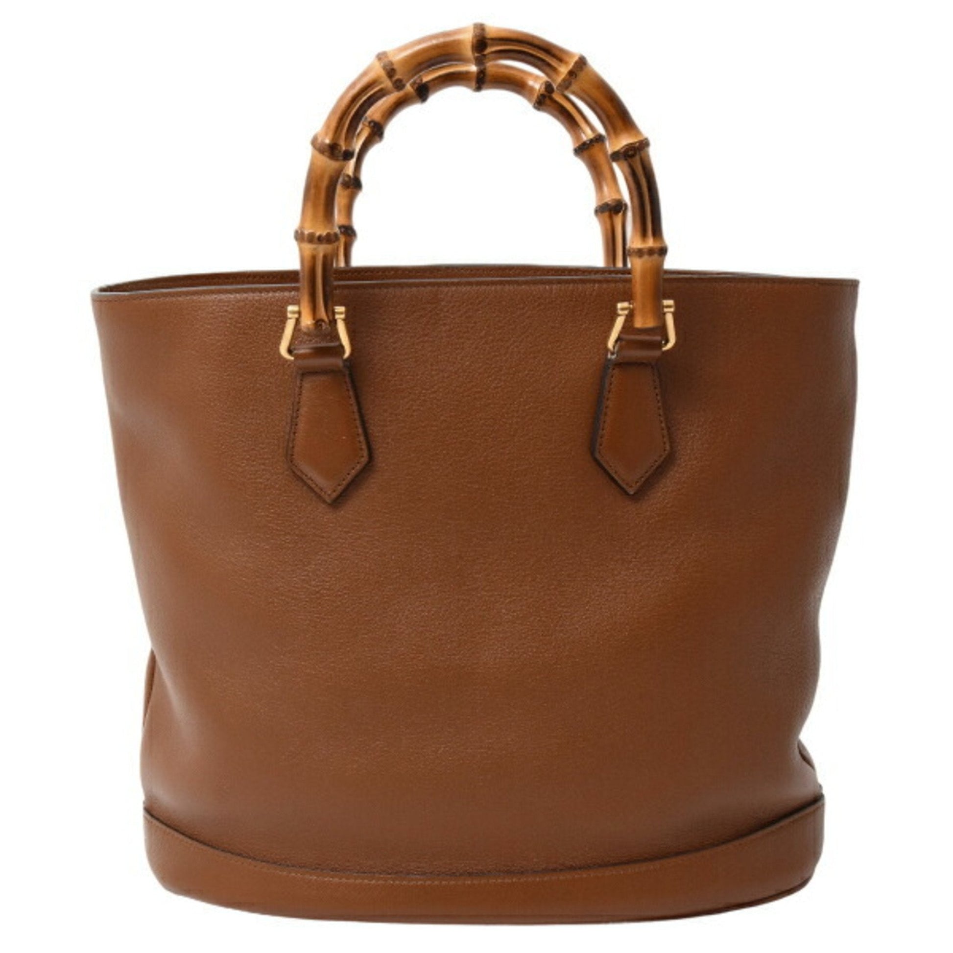 Gucci Beige Leather Tote Bag