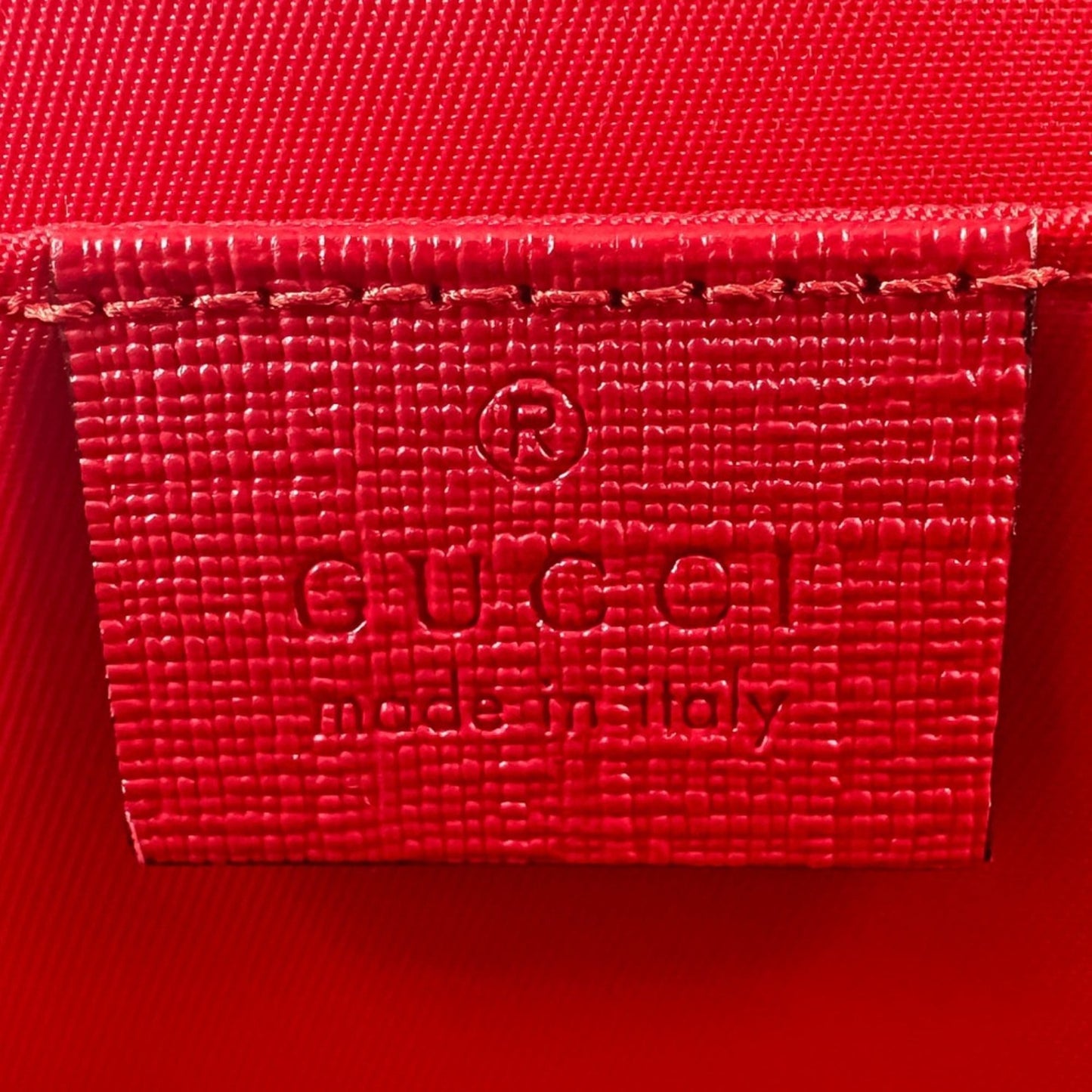 Gucci Beige Red Color Gg Supreme Tote Bag