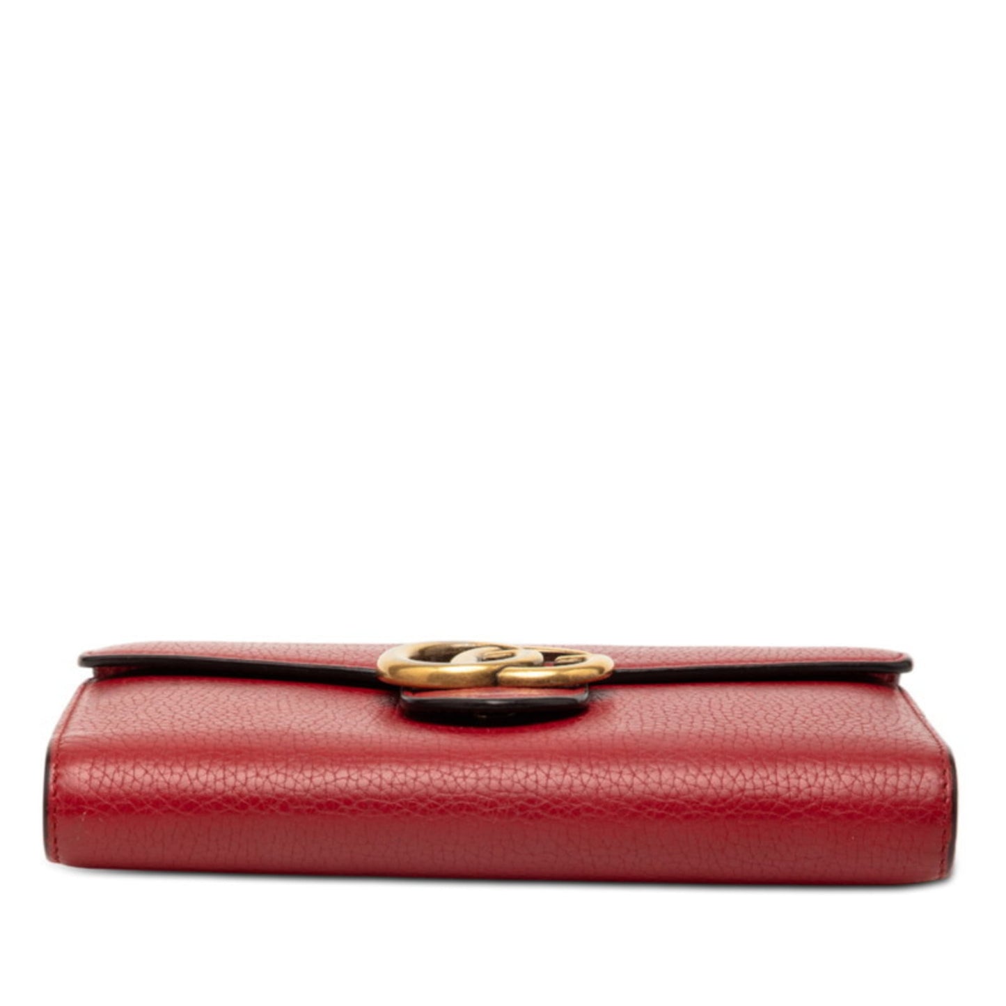 Gucci Red Color Leather Shoulder Bag