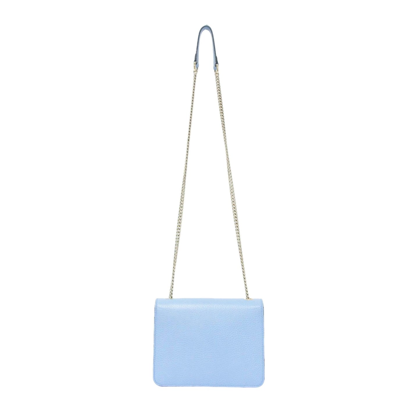 Gucci Blue Leather Shoulder Bag