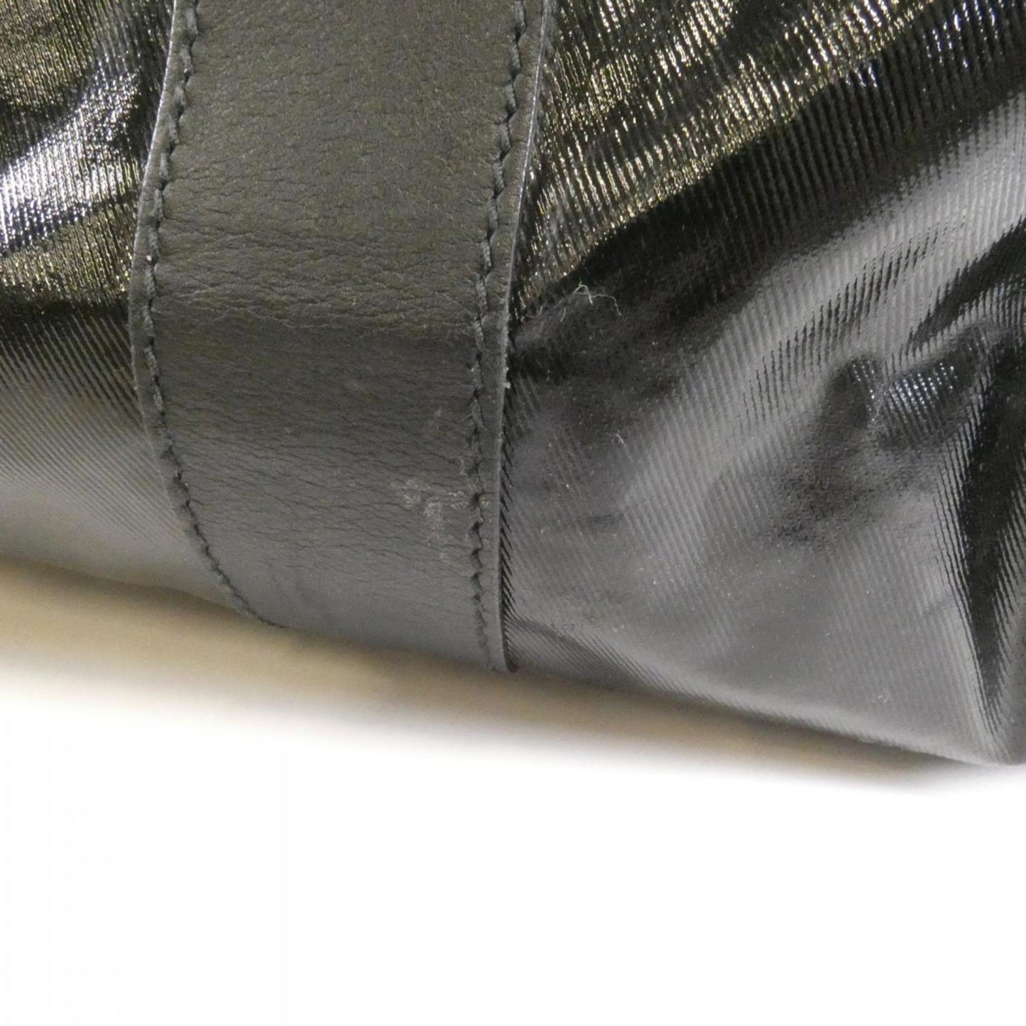 Gucci Black Pvc Boston Bag