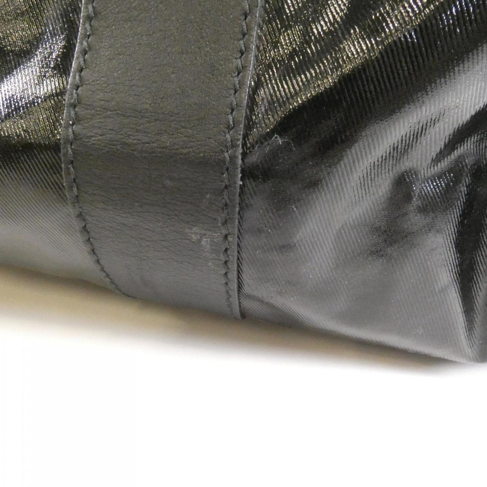 Gucci Black Pvc Boston Bag