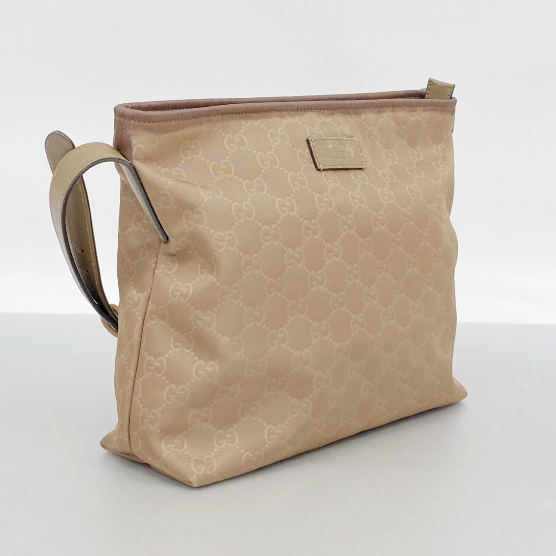 Gucci Brown Nylon Shoulder Bag