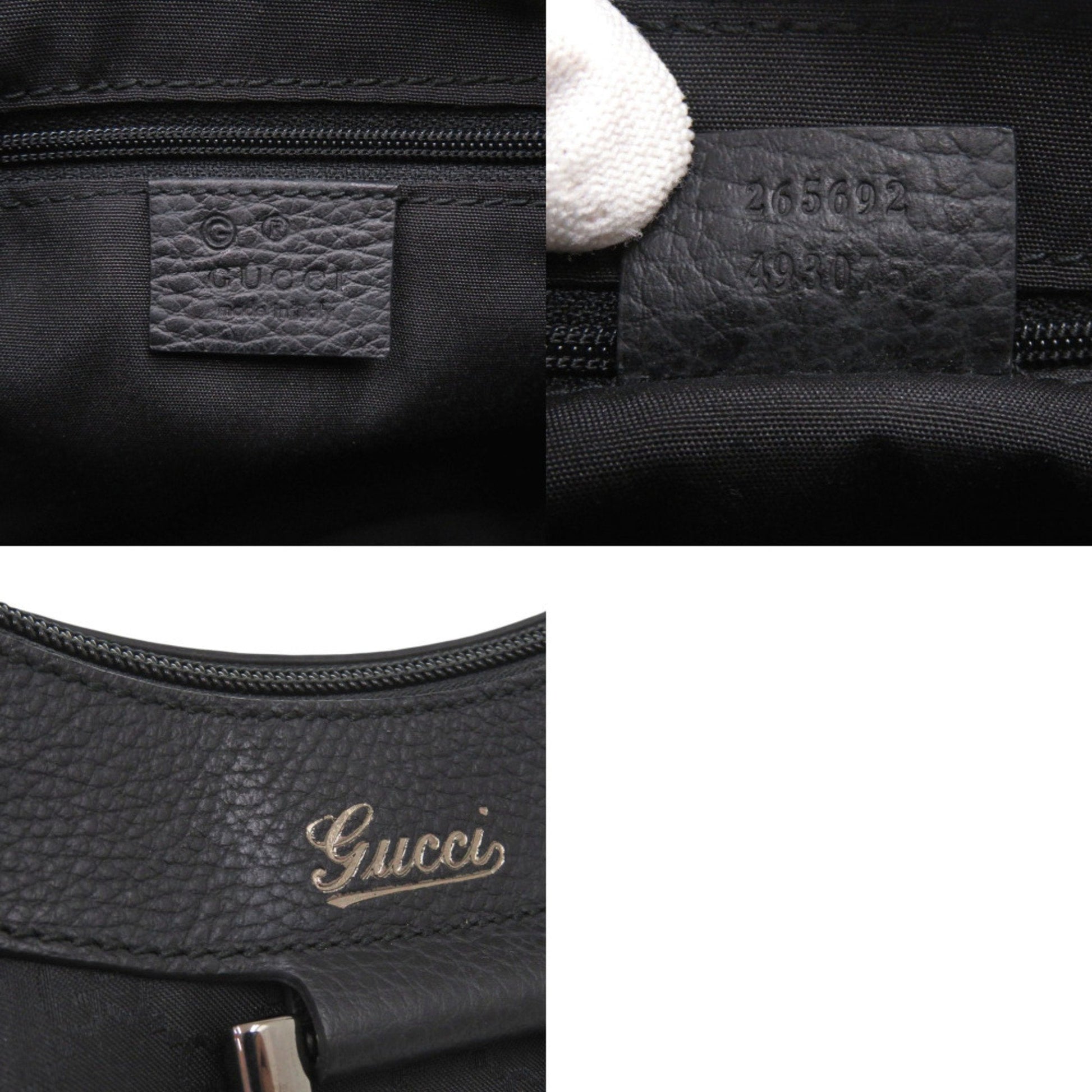 Gucci Black Nylon Handbag Shoulder Bag