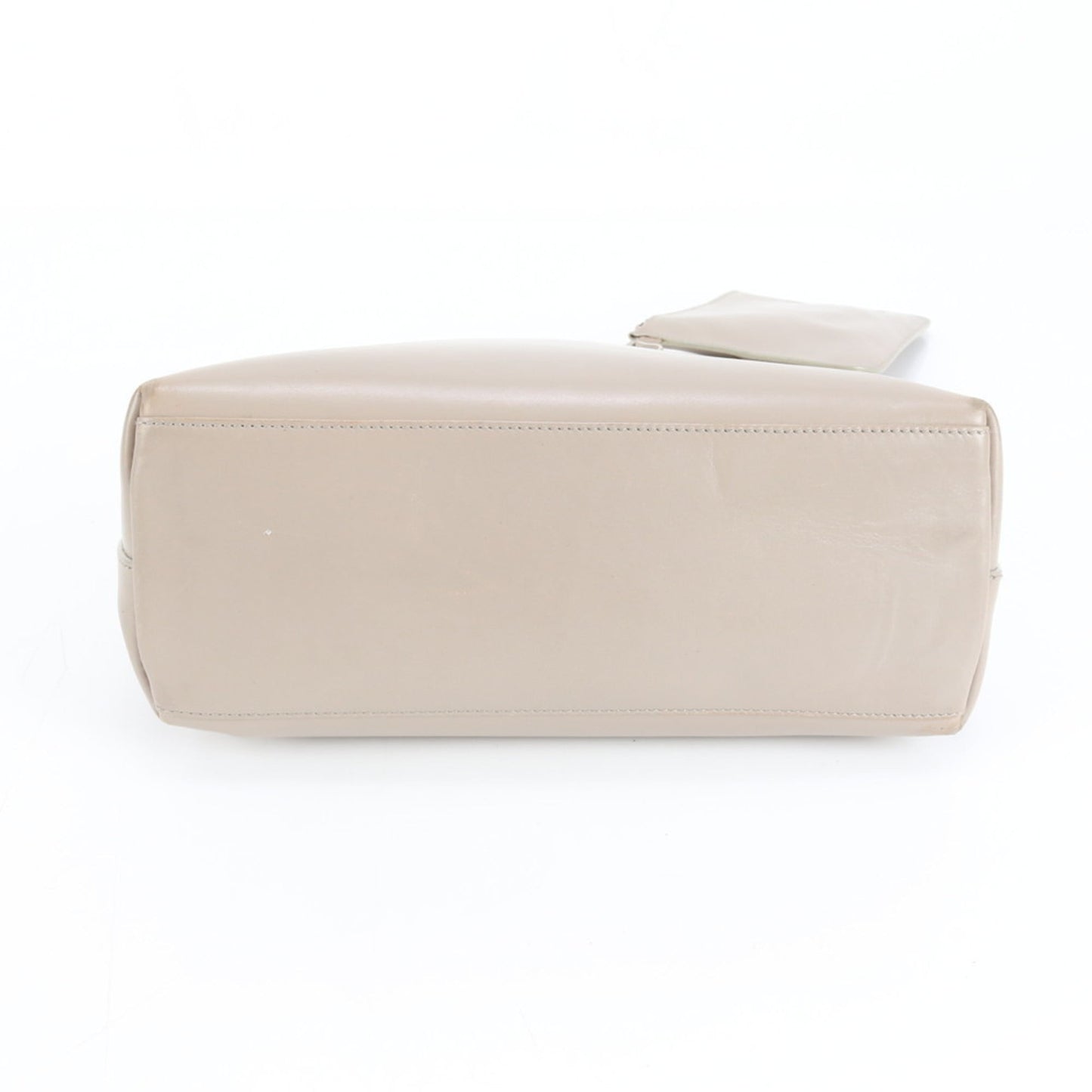 Gucci Grayish Leather Pouch Shoulder Bag