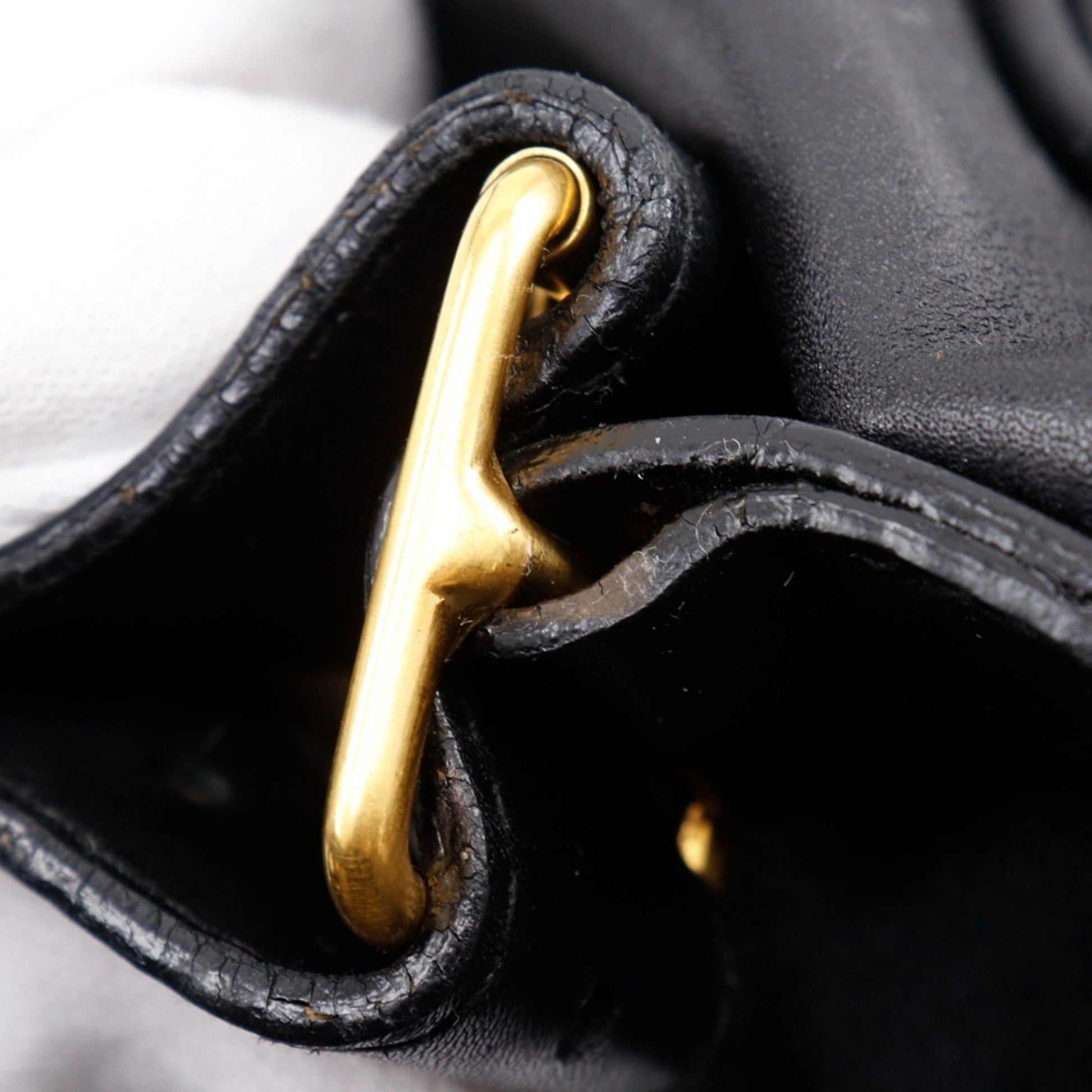 Gucci Black Leather Backpack
