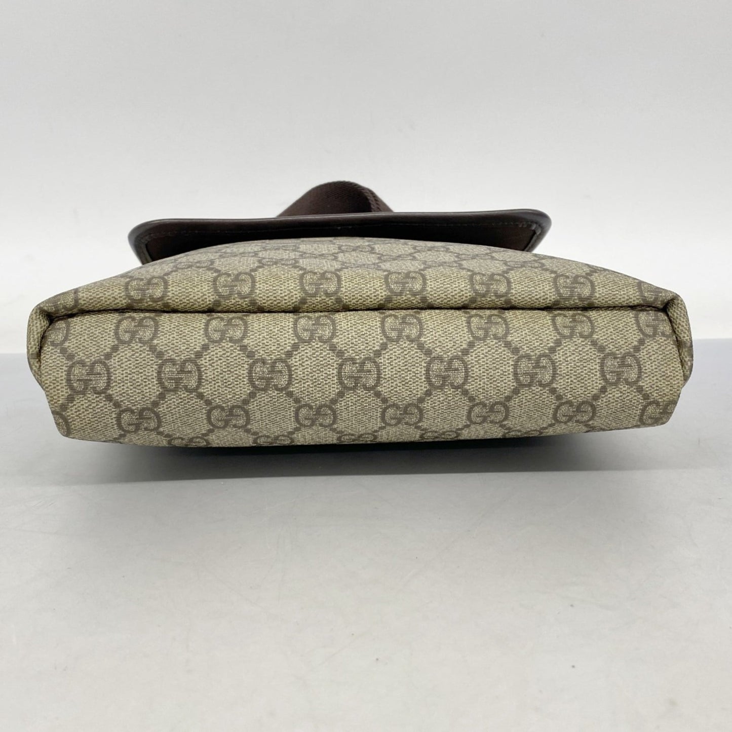 Gucci Beige Brown Pvc Shoulder Bag