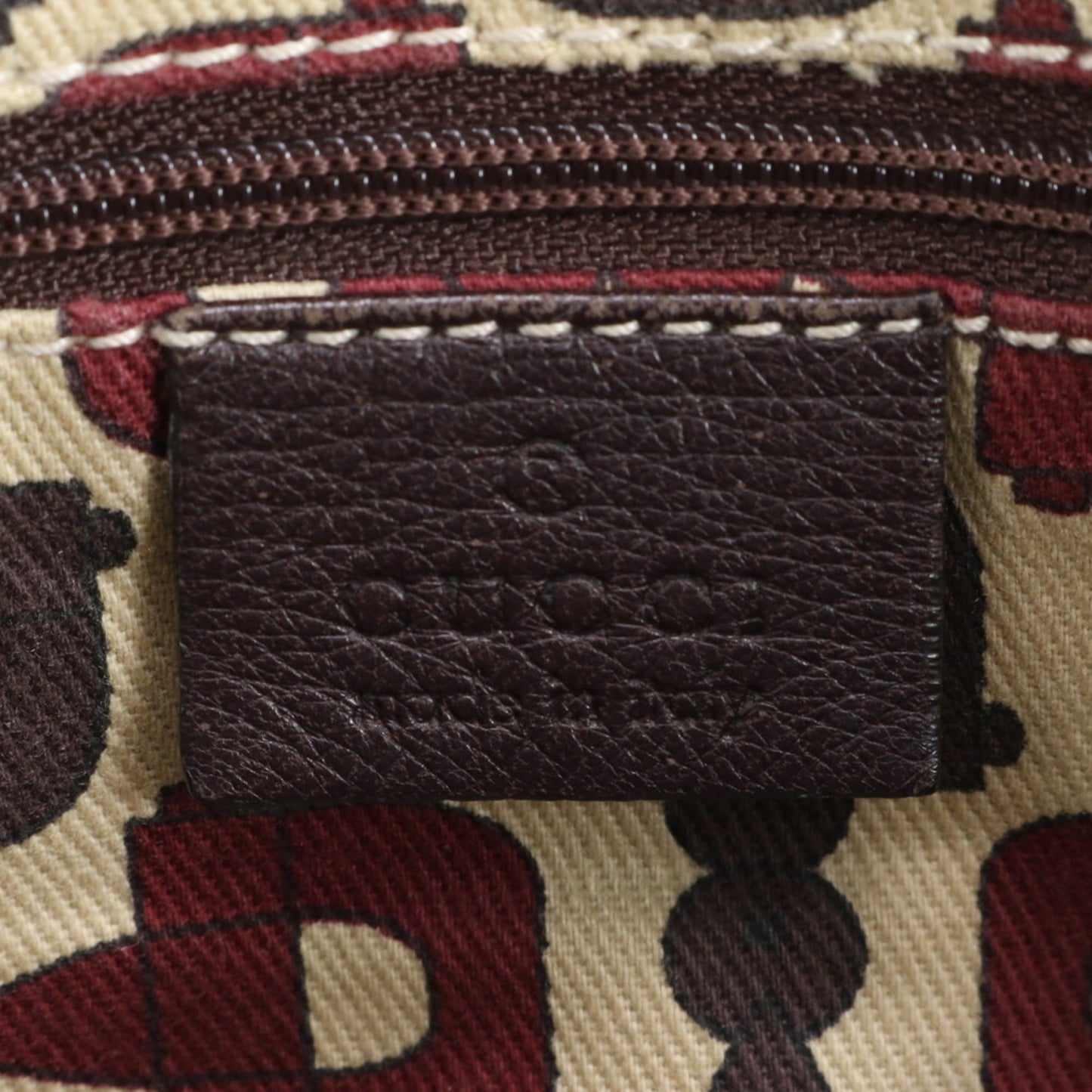 Gucci Brown Leather Shoulder Bag