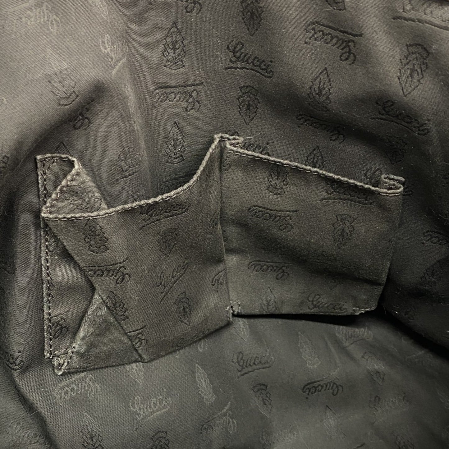 Gucci Brown Leather Tote Bag