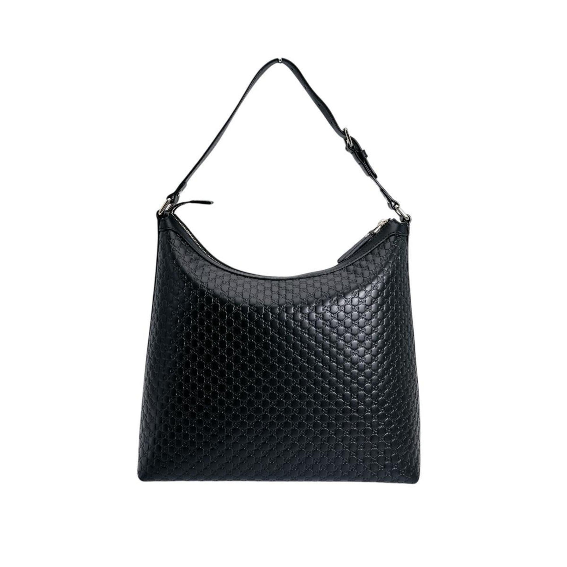 Gucci Black Leather Shoulder Bag