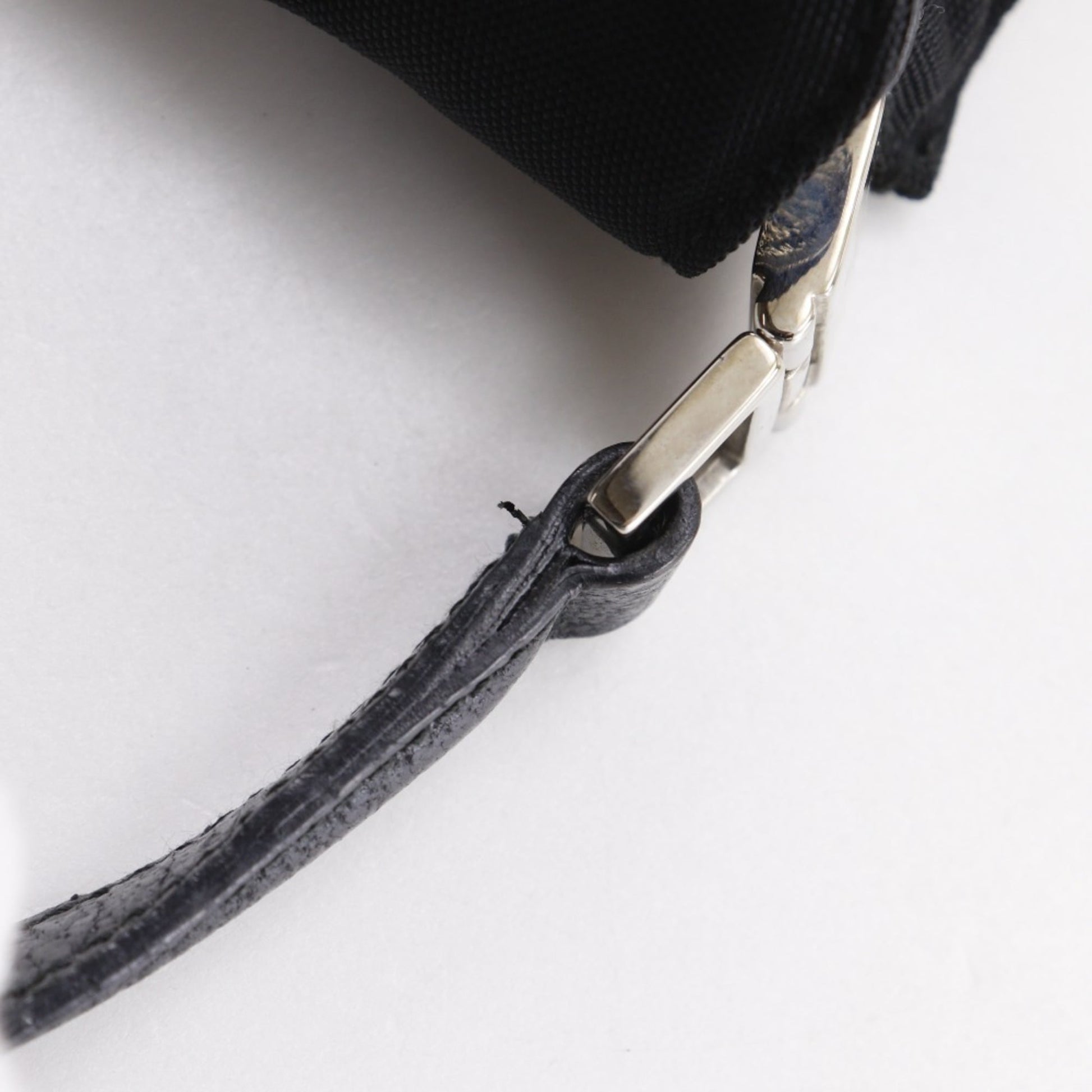 Gucci Black Nylon Canvas Shoulder Bag