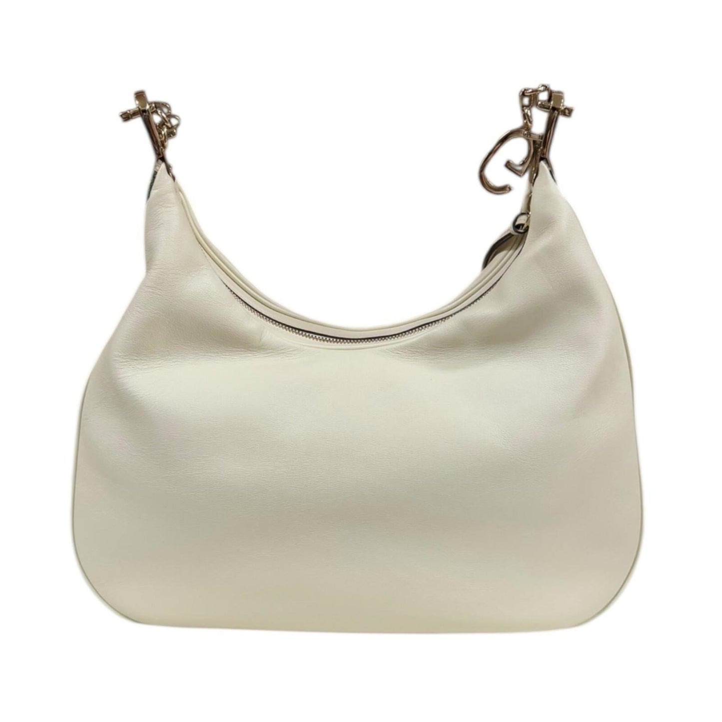 Gucci White Leather Shoulder Bag