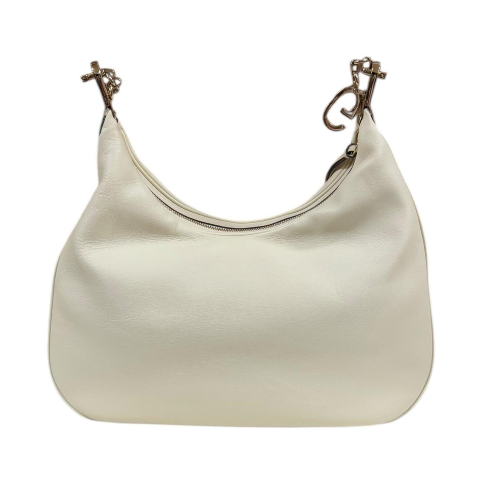Gucci White Leather Shoulder Bag