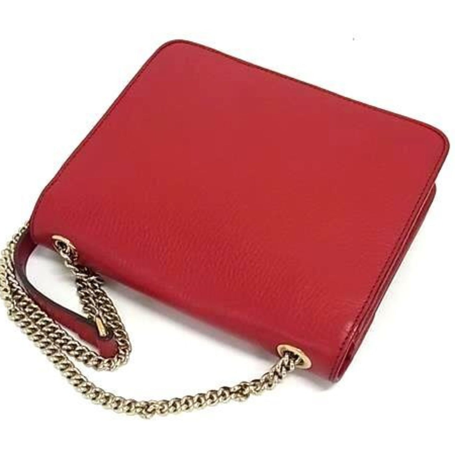 Gucci Red Color Leather Shoulder Bag