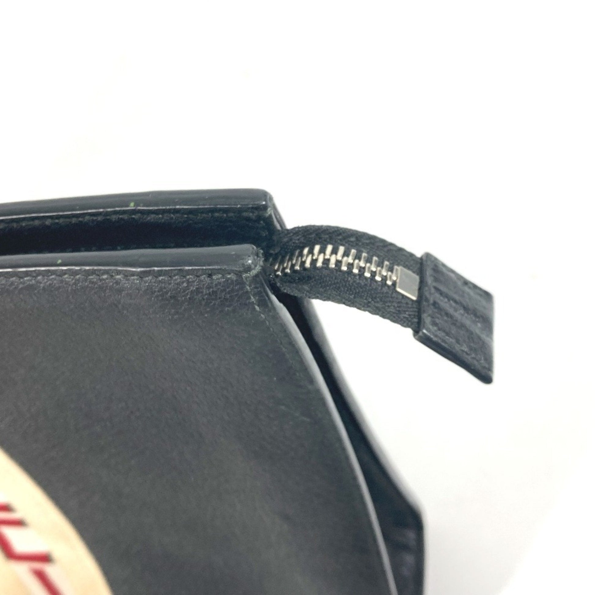 Gucci Black Leather Clutch Bag Pouch