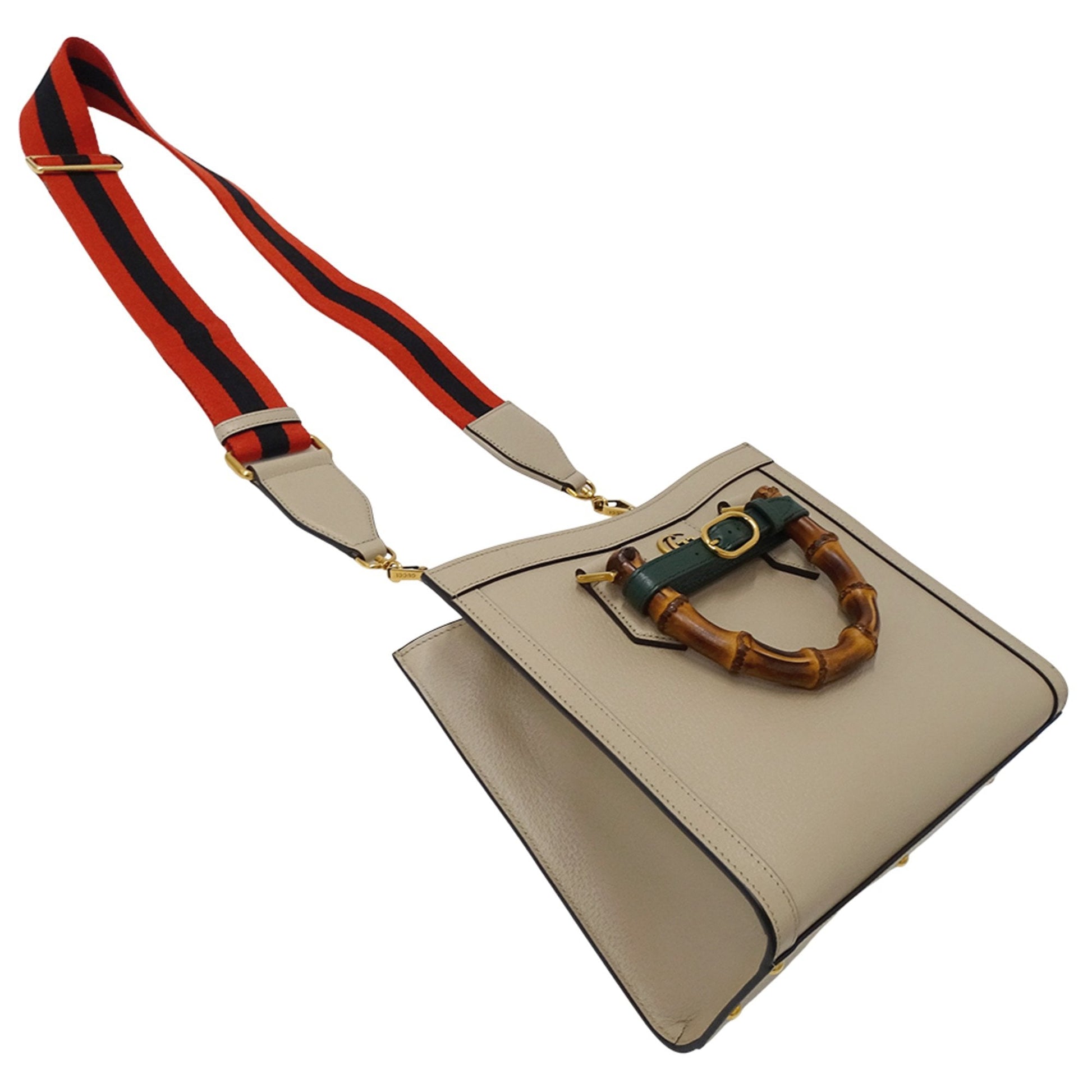 Gucci Beige Leather Handbag Shoulder Bag