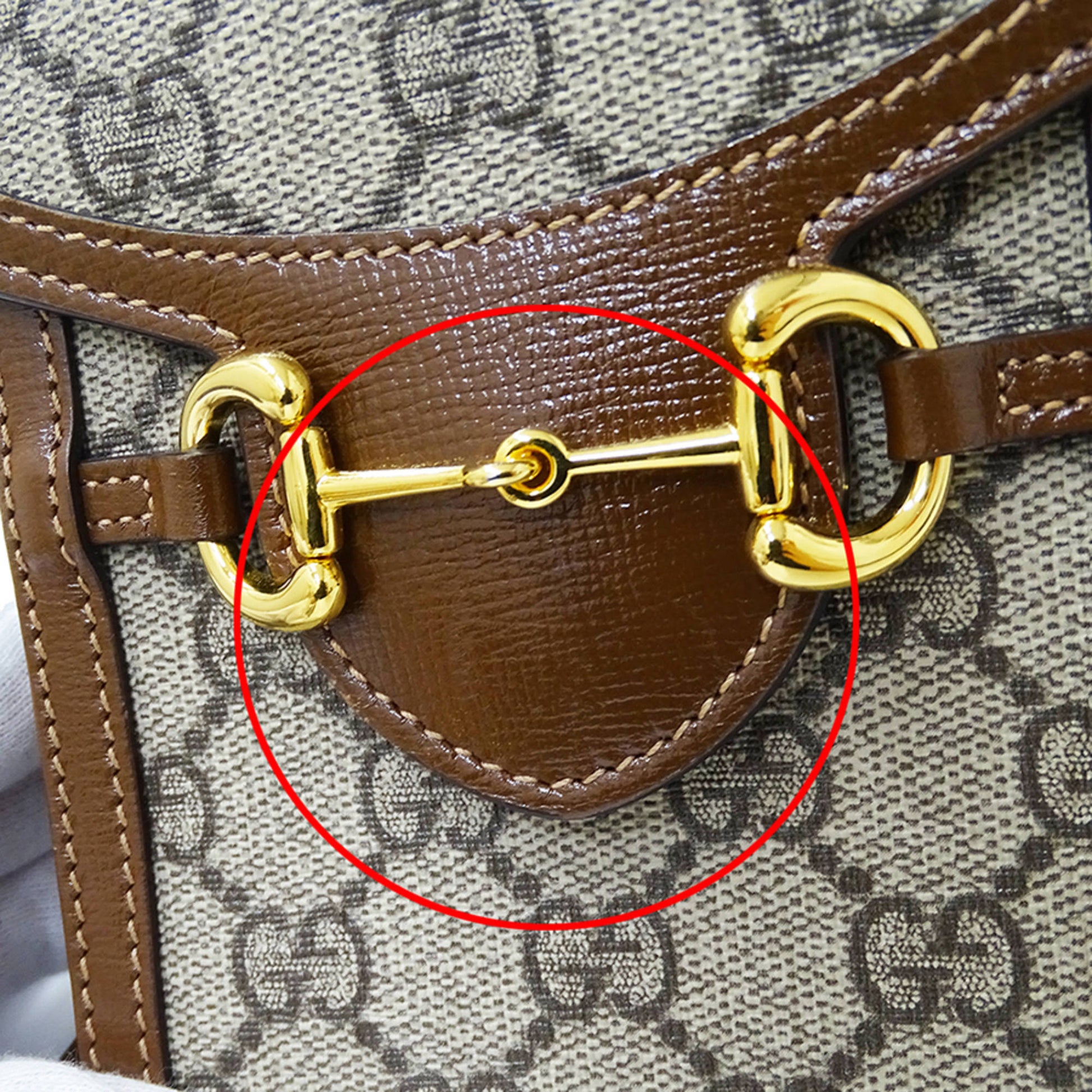 Gucci Beige Brown Gg Supreme Shoulder Bag