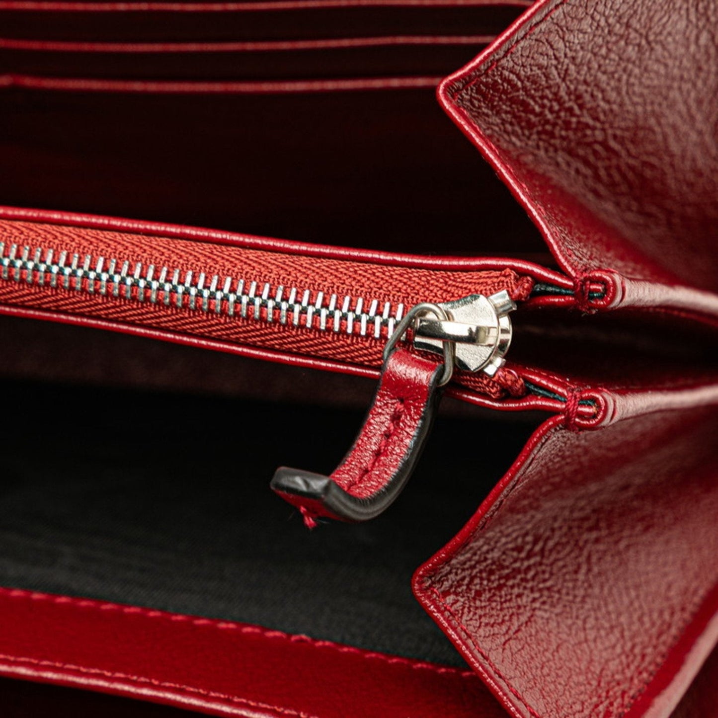 Gucci Red Color White Tweed Leather Shoulder Bag