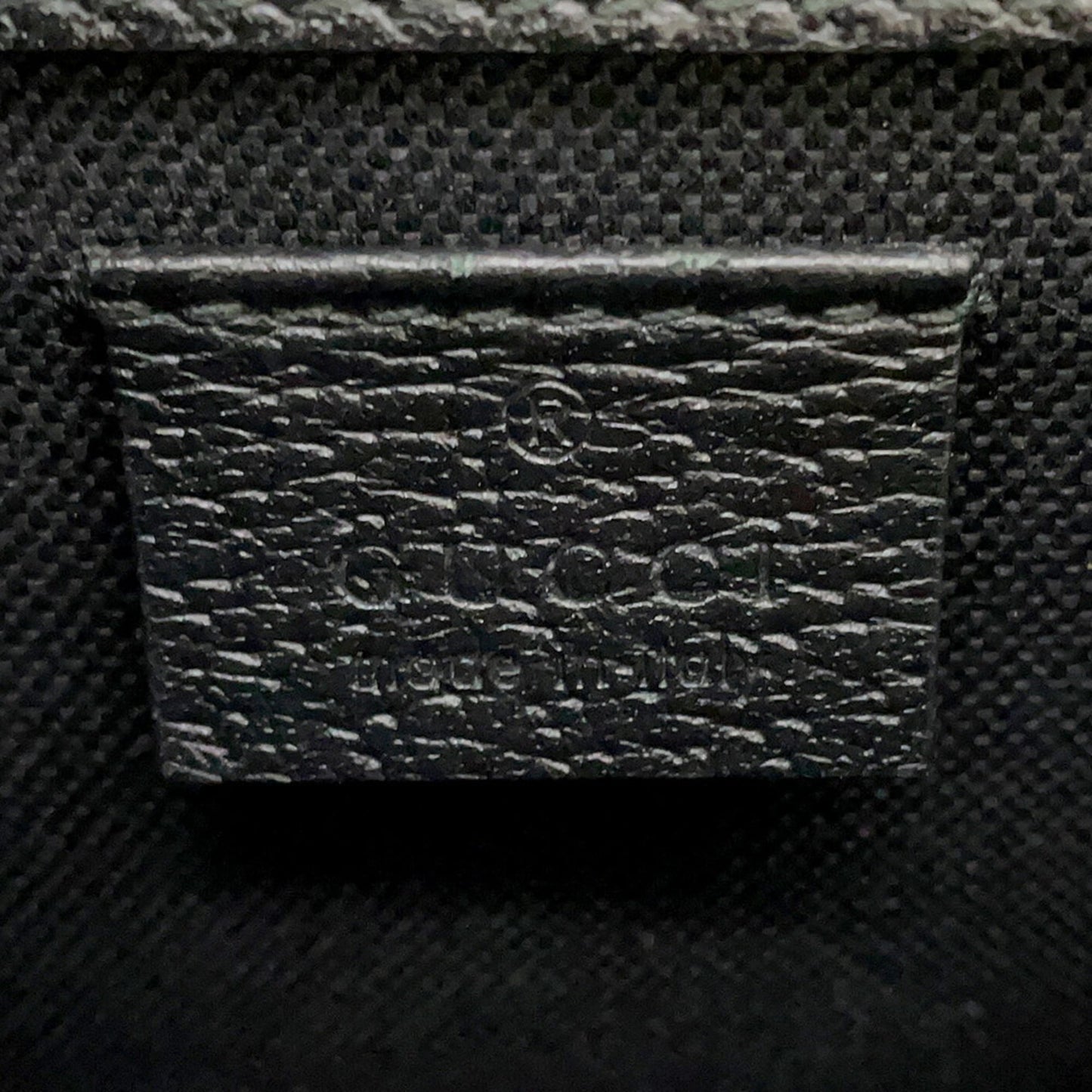 Gucci Black Multi-Color Pvc Sling Bag