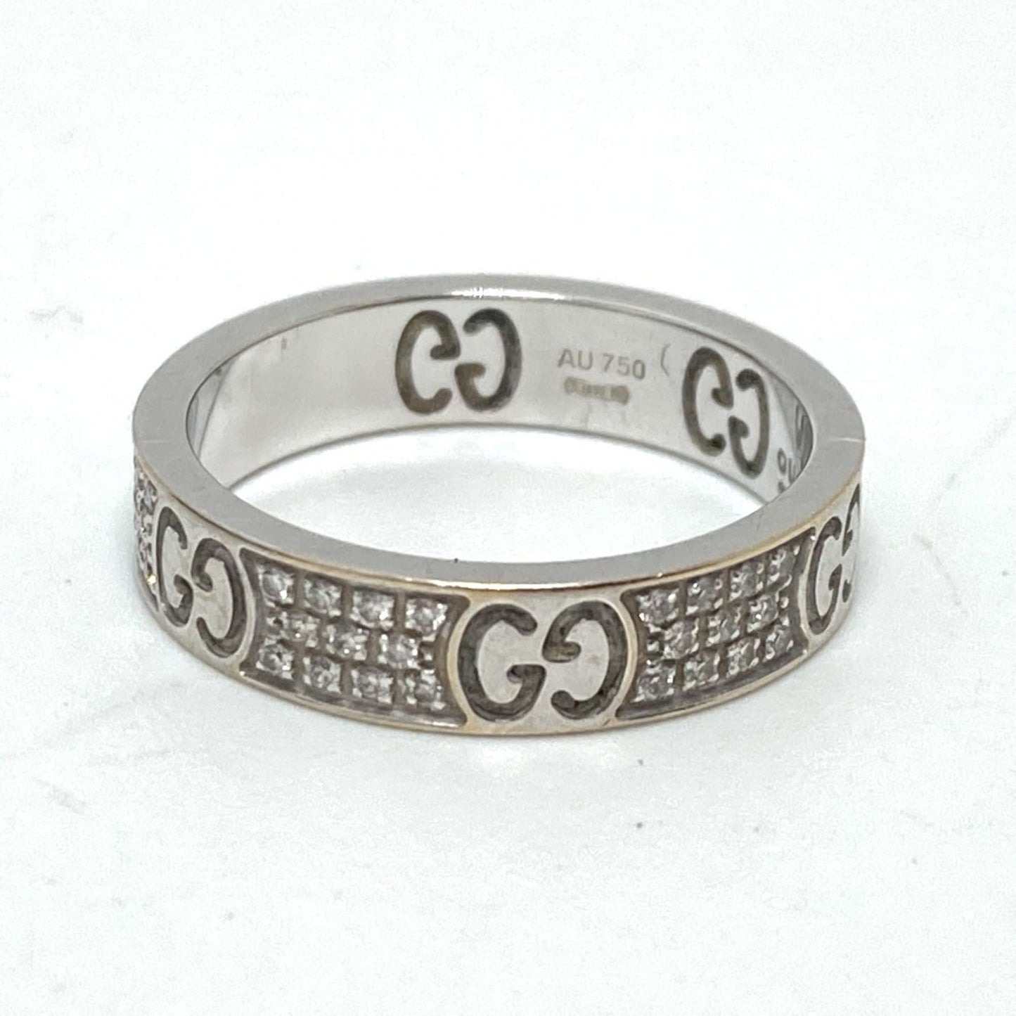 Gucci White Gold (18K) Band Ring
