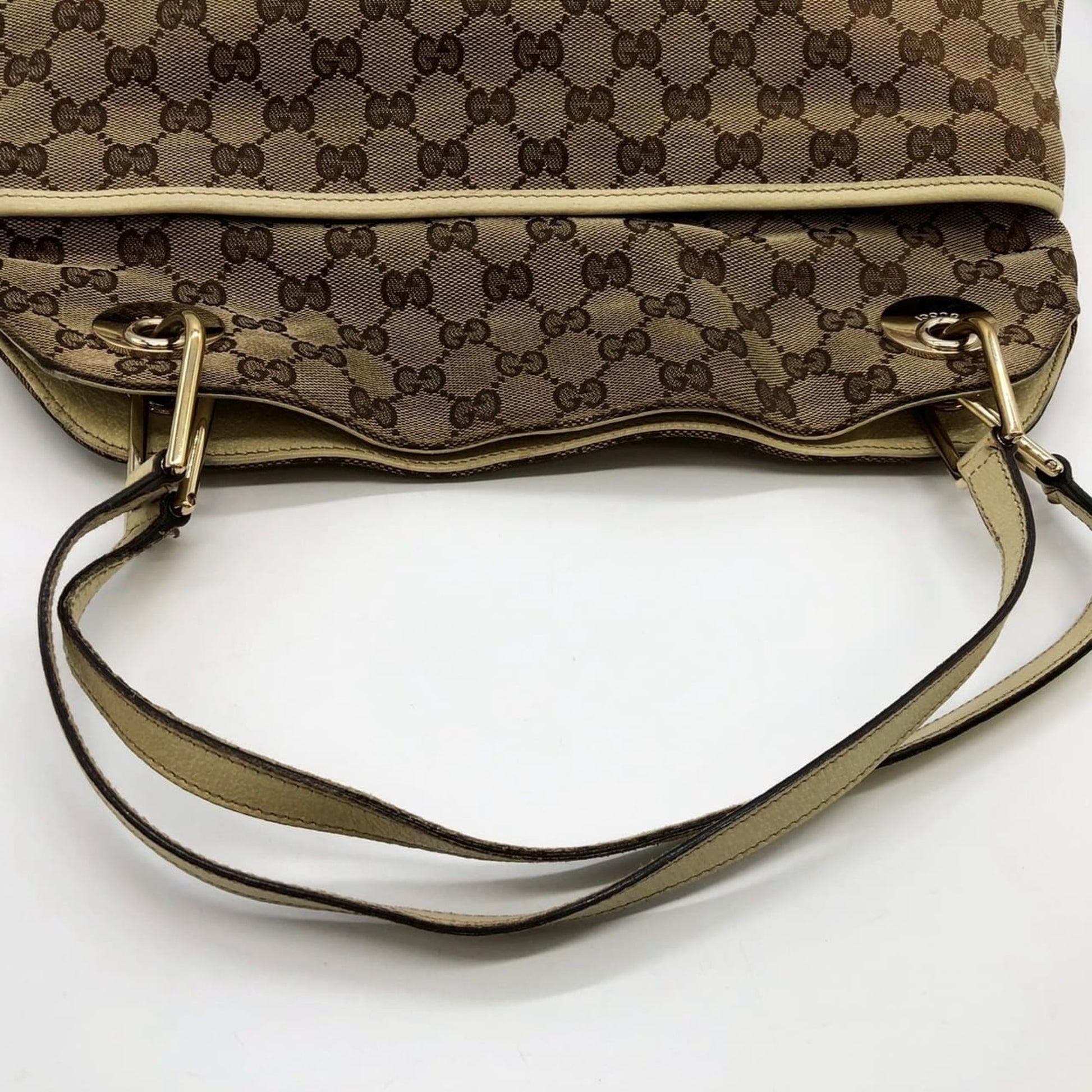 Gucci Gg Canvas Beige Gg Canvas Handbag Tote Bag