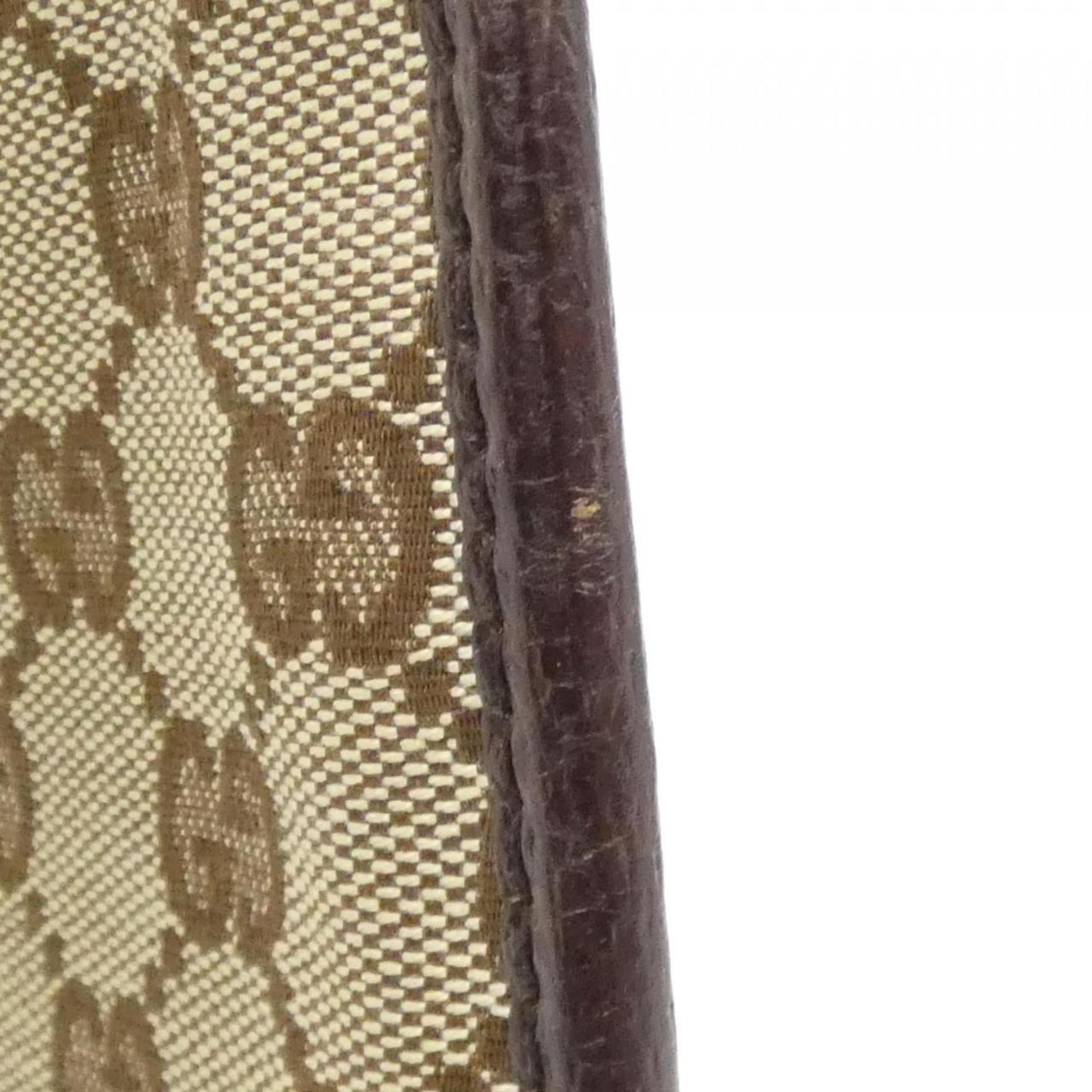 Gucci Beige Brown Gg Canvas Shoulder Bag