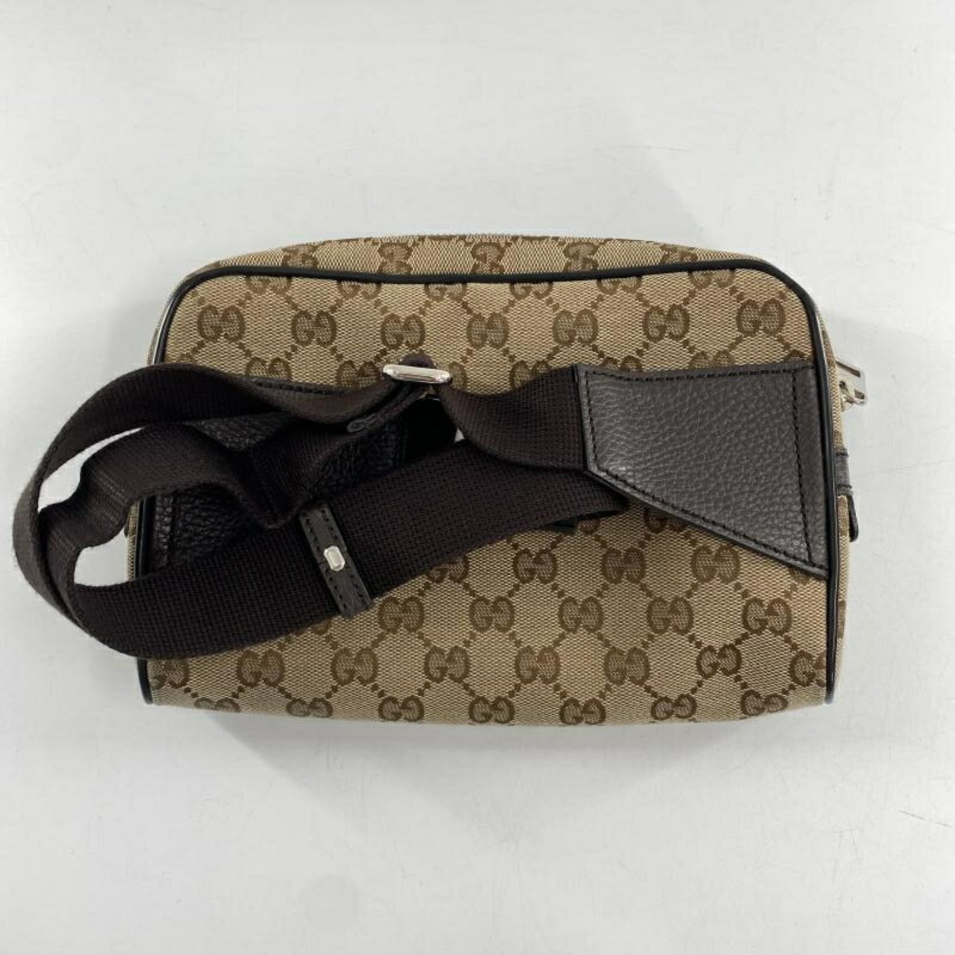 Gucci Gg Canvas Brown Gg Canvas Sling Bag