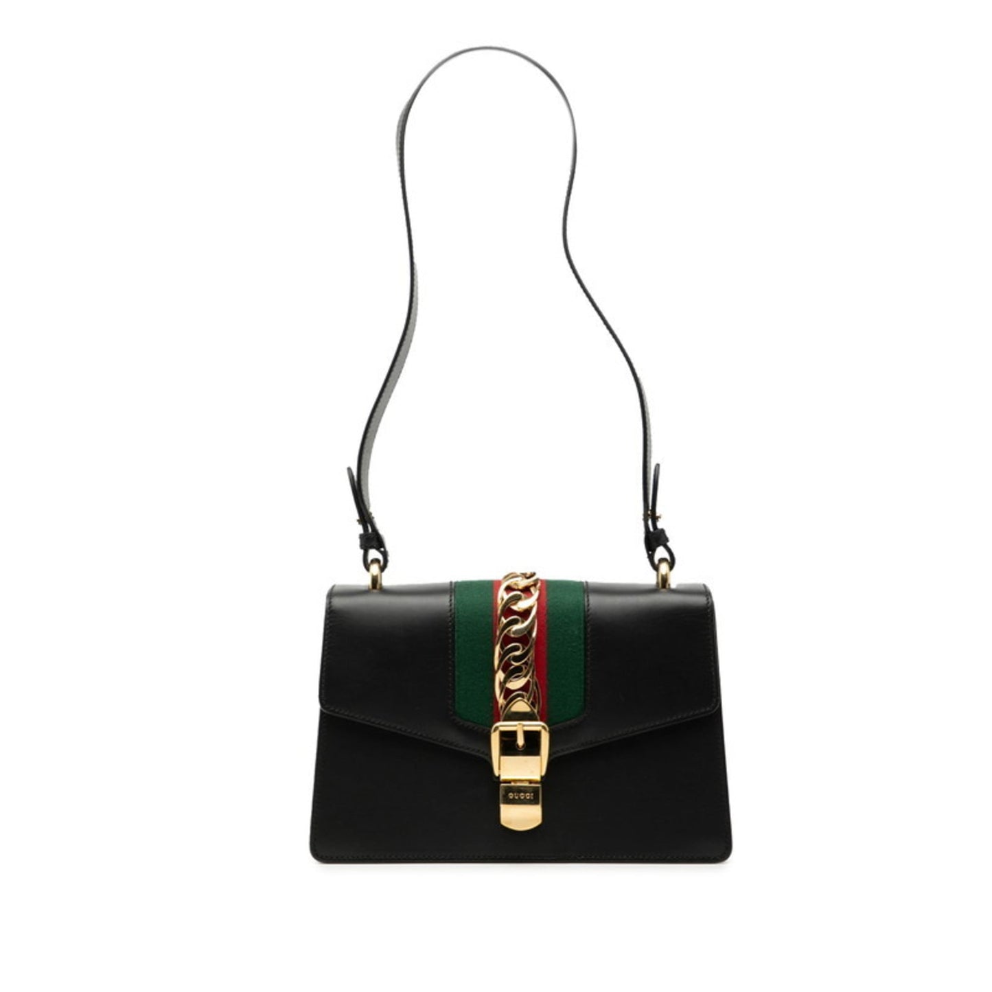 Gucci Multi-Color White Leather Shoulder Bag