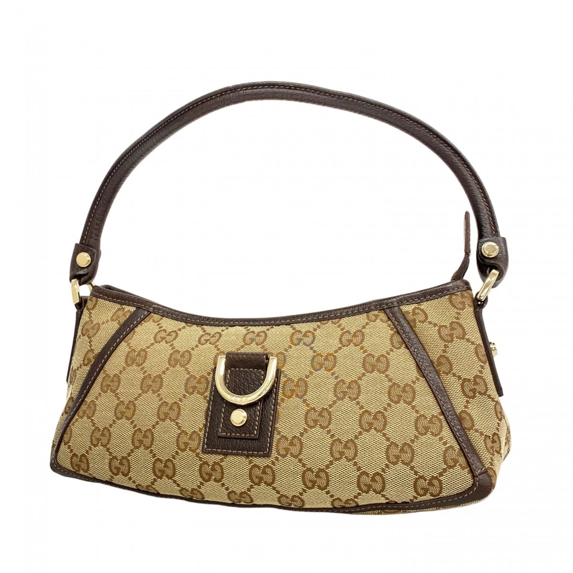 Gucci Beige Canvas Shoulder Bag