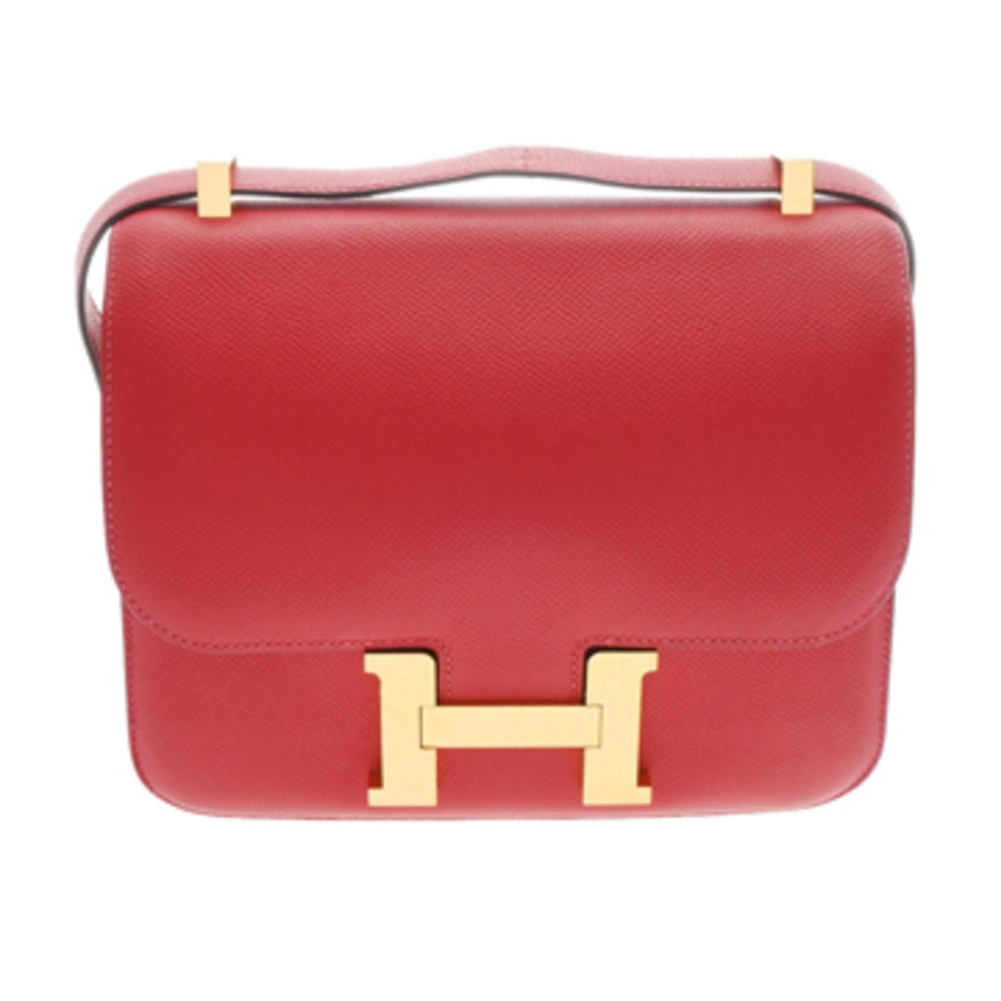 Hermes Constance Rouge Cas Ue Epsom Shoulder Bag Leather