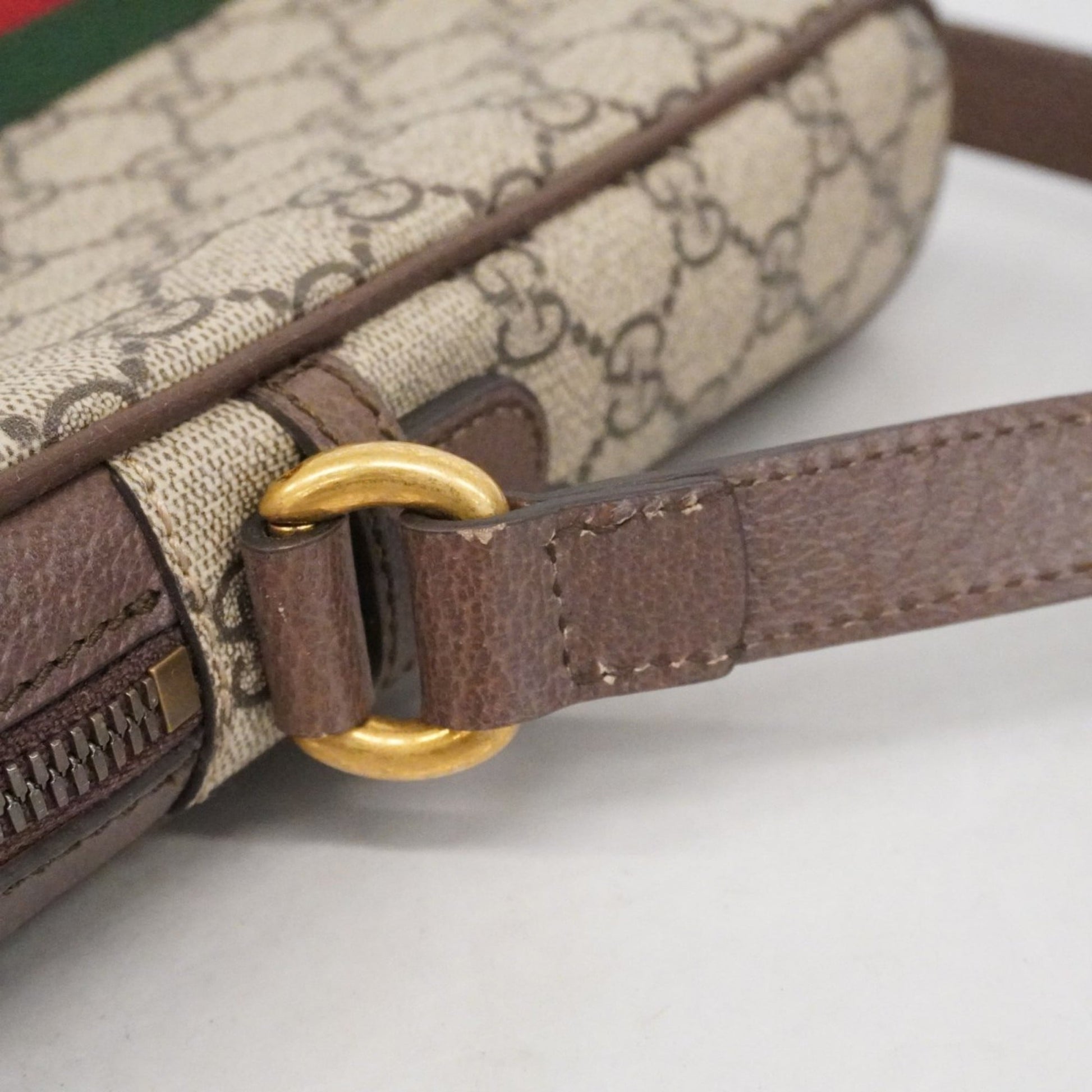 Gucci Brown Pvc Shoulder Bag