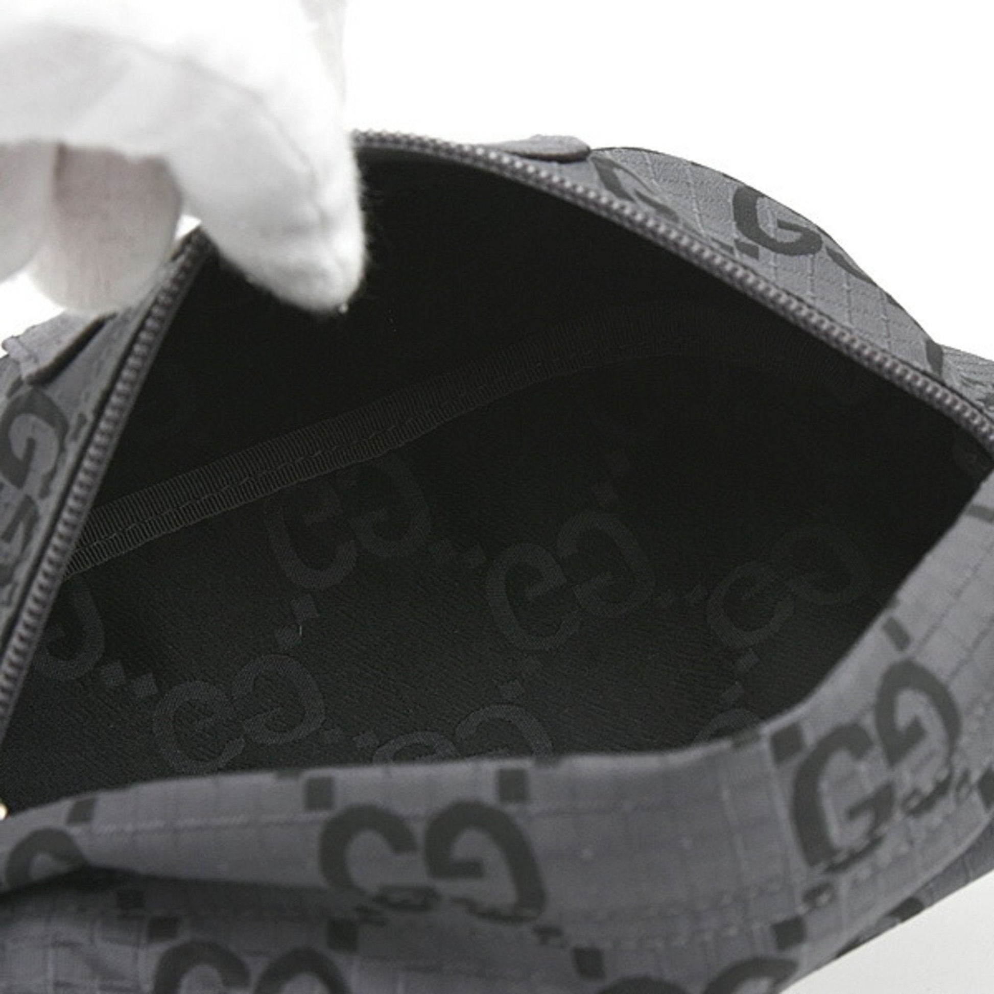 Gucci Gray Polyester Sling Bag