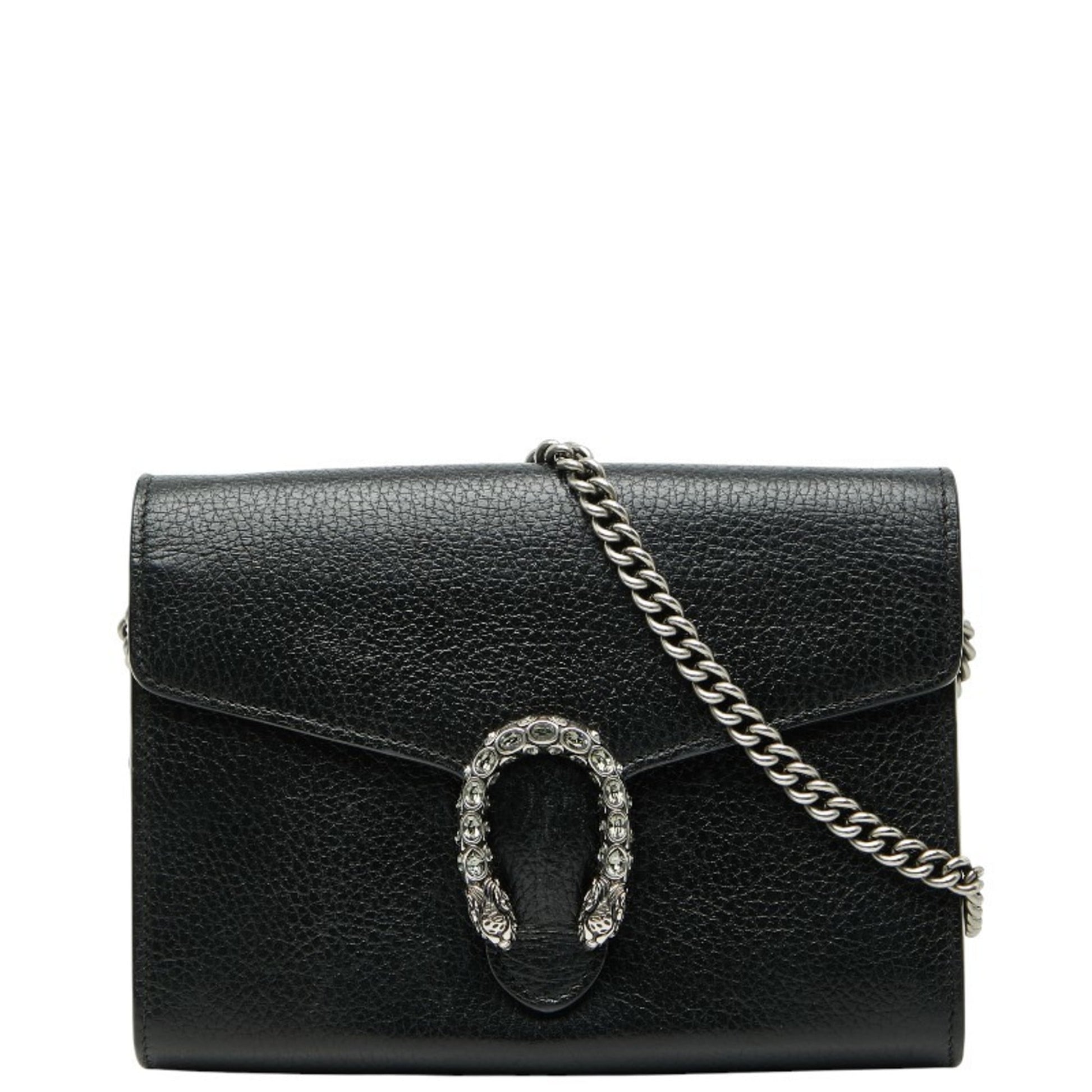 Gucci Black Leather Shoulder Bag
