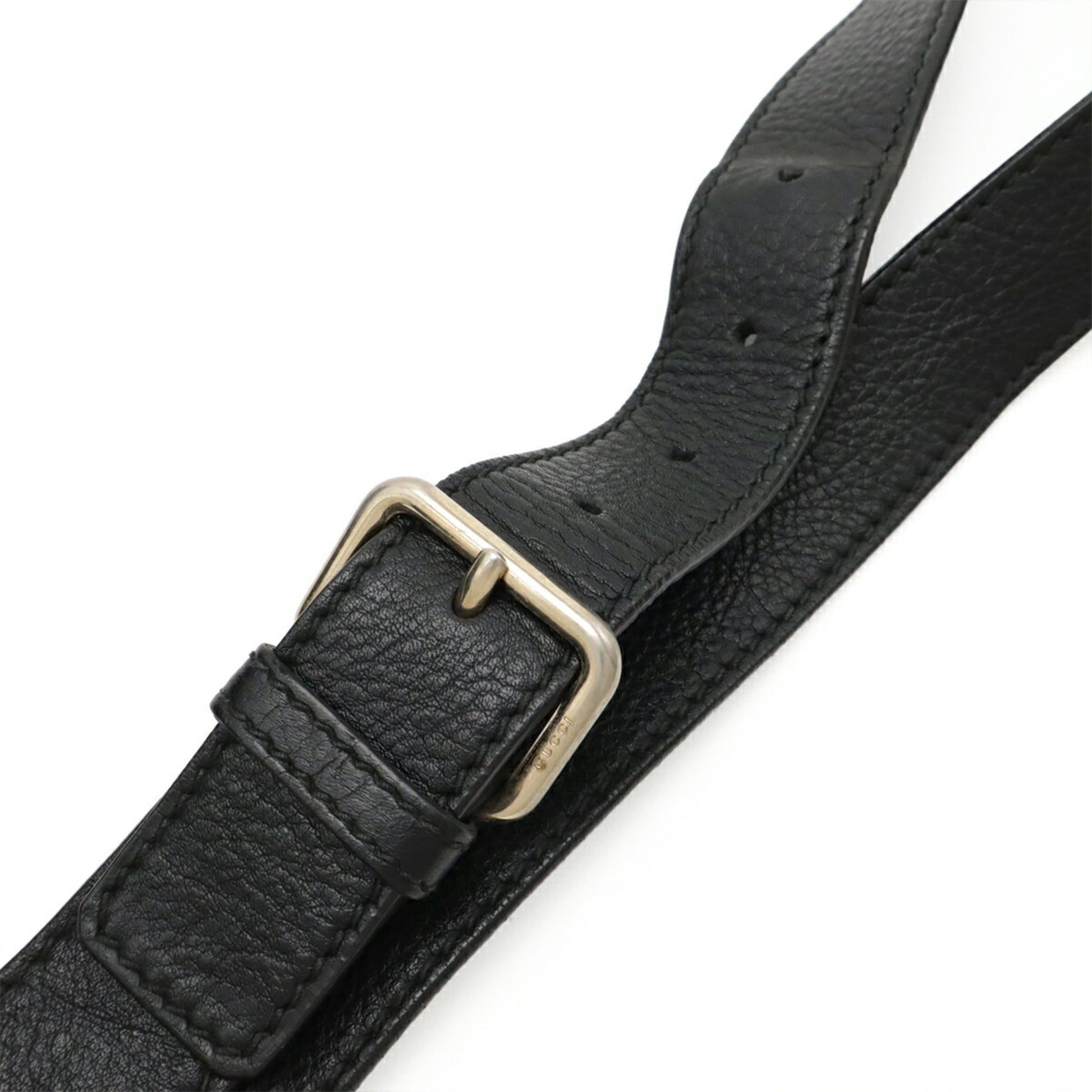 Gucci Black Leather Shoulder Bag