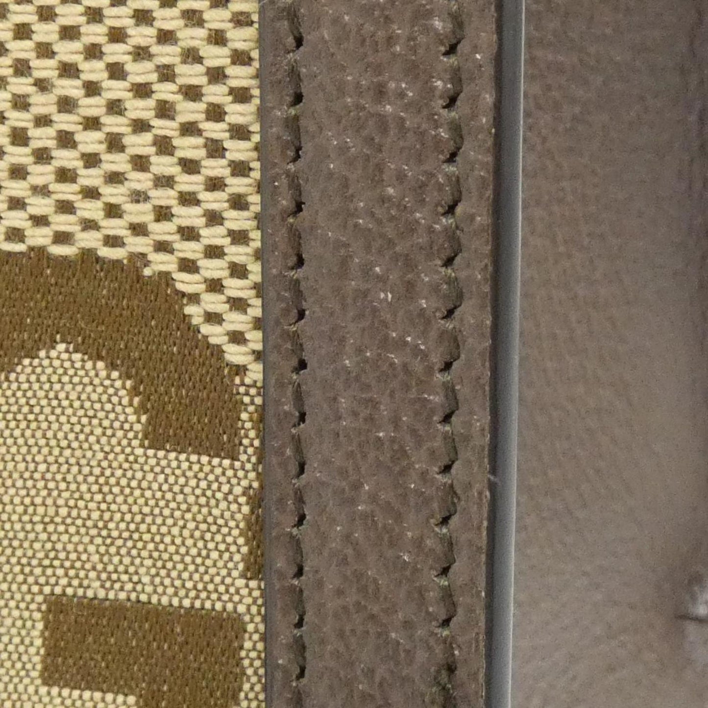 Gucci Gg Canvas Brown Camel Gg Canvas Leather Handbag