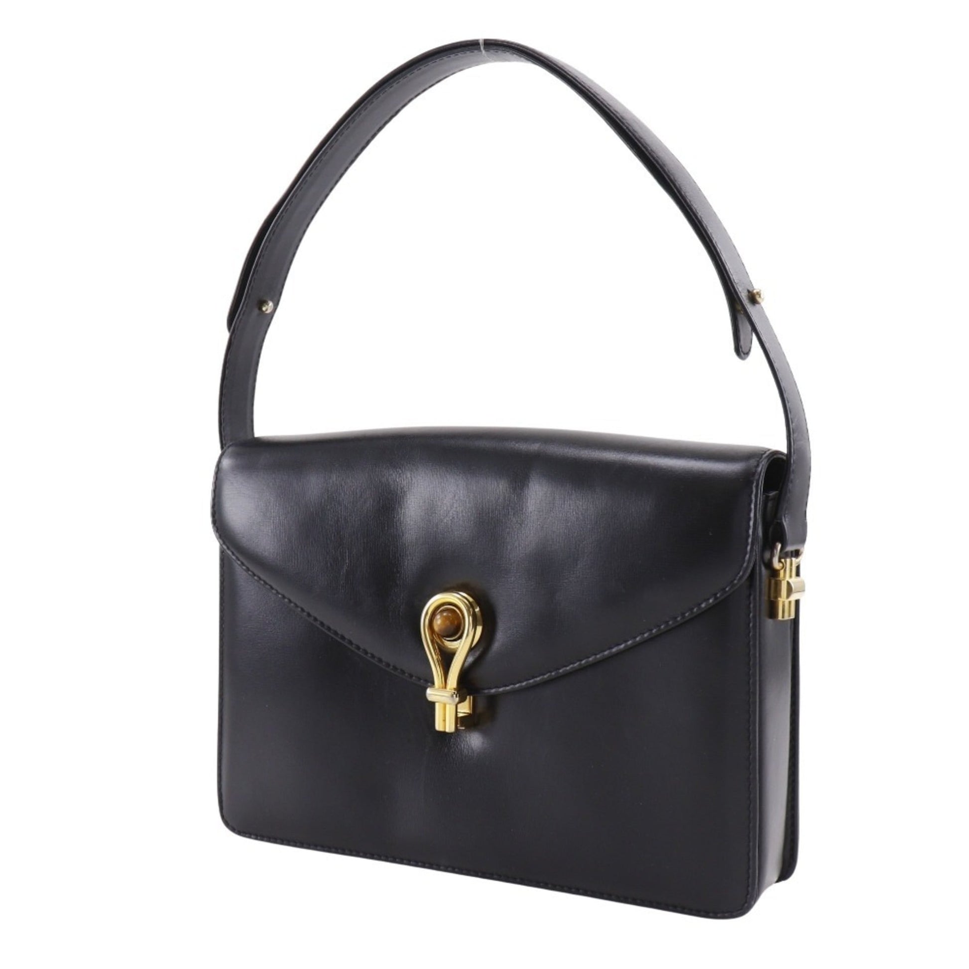 Gucci Black Leather Shoulder Bag