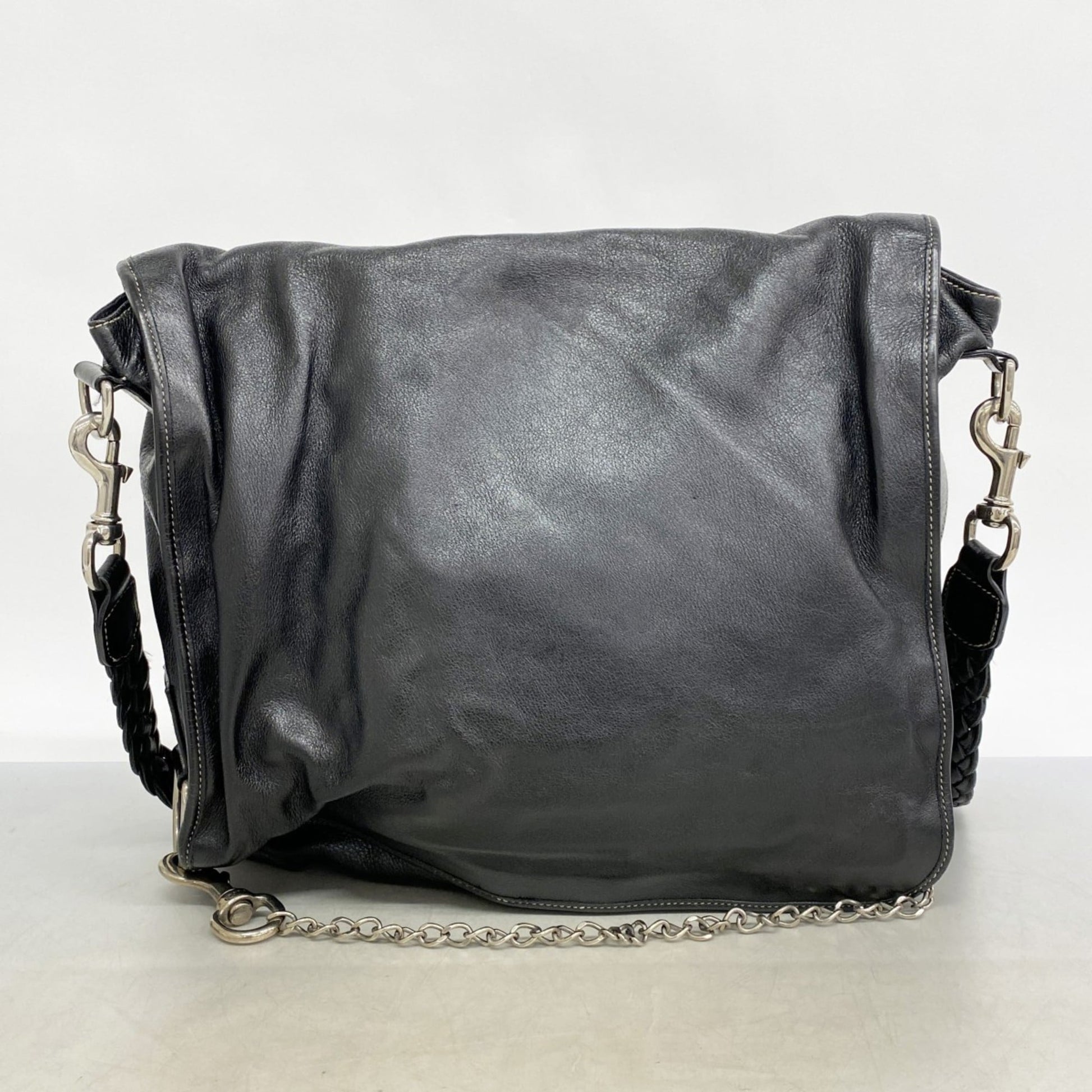 Gucci Black Leather Shoulder Bag