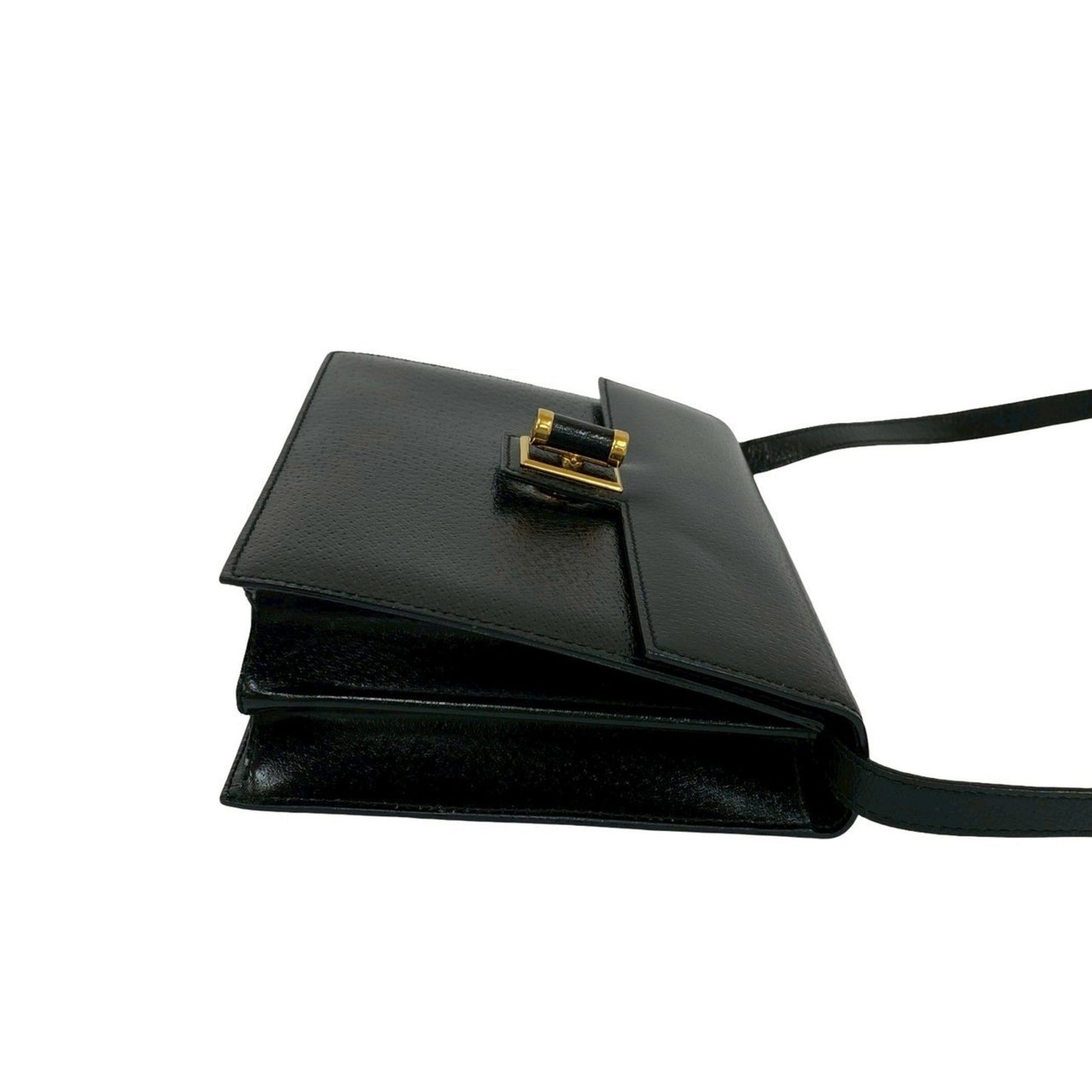 Gucci Black Leather Shoulder Bag