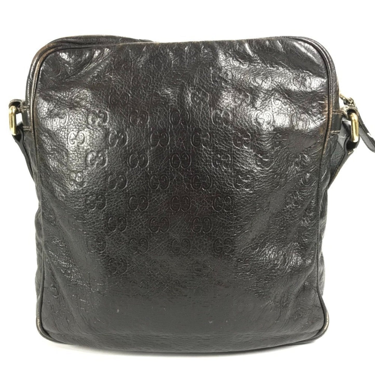 Gucci Brown Leather Pochette Shoulder Bag